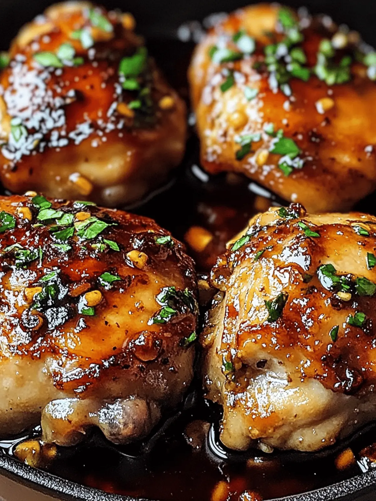Delicious Honey Garlic Chicken Thighs for Quick Family Dinners 4 Honey Garlic Chicken Thighs