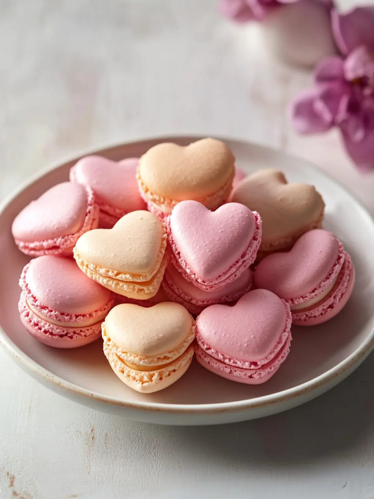Heart-Shaped Macarons that Melt Hearts This Valentine s Day 3 Heart-Shaped Macarons
