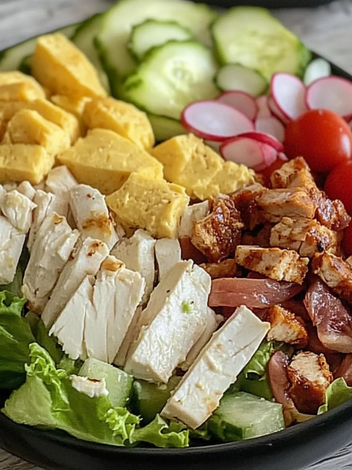 Air Fryer Brown Derby Cobb Salad for Quick Summer Bliss 4 Air Fryer Brown Derby Cobb Salad