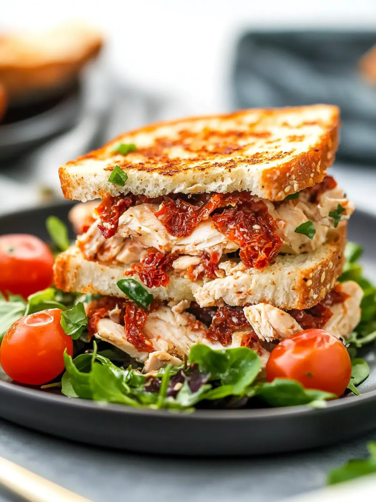 Delicious Sun-Dried Tomato Chicken Salad in 15 Minutes 2 Sun-Dried Tomato Chicken Salad