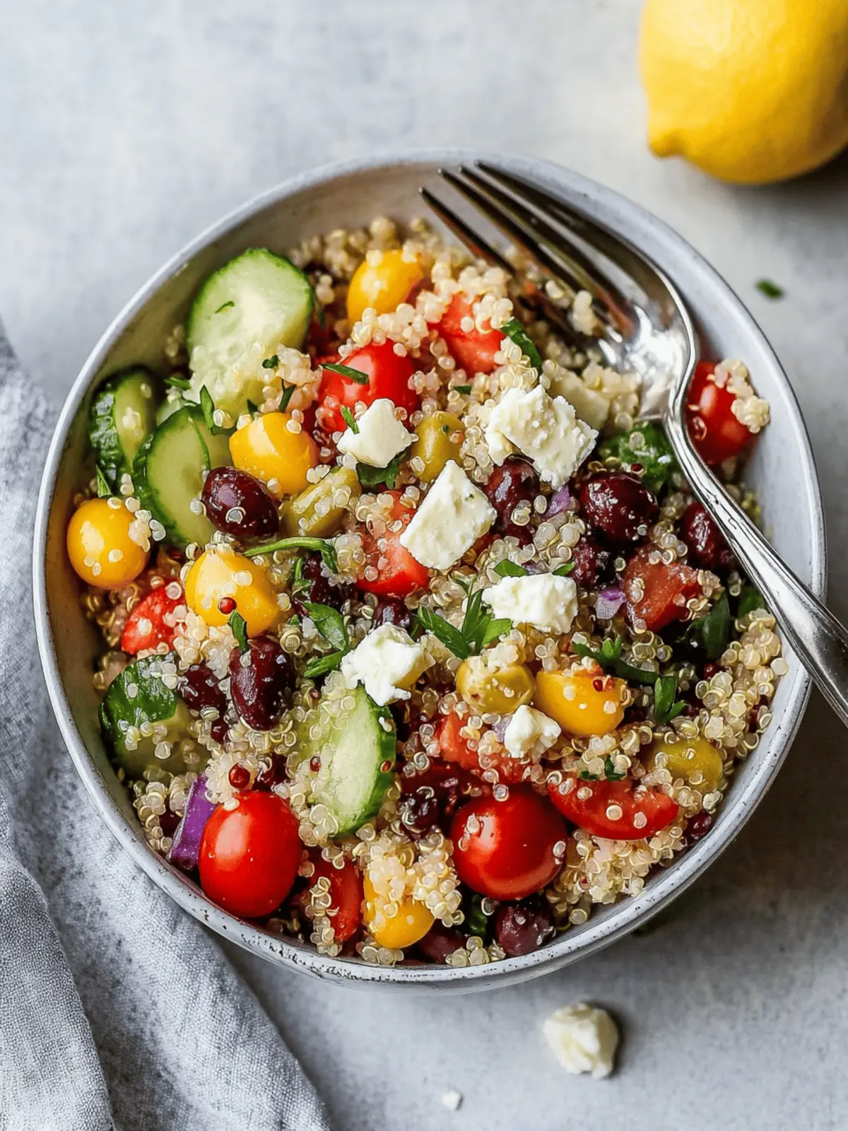 Refresh Your Day with 25-Minute Greek Quinoa Salad with Feta 2 Refresh Your Day with 25-Minute Greek Quinoa Salad with Feta