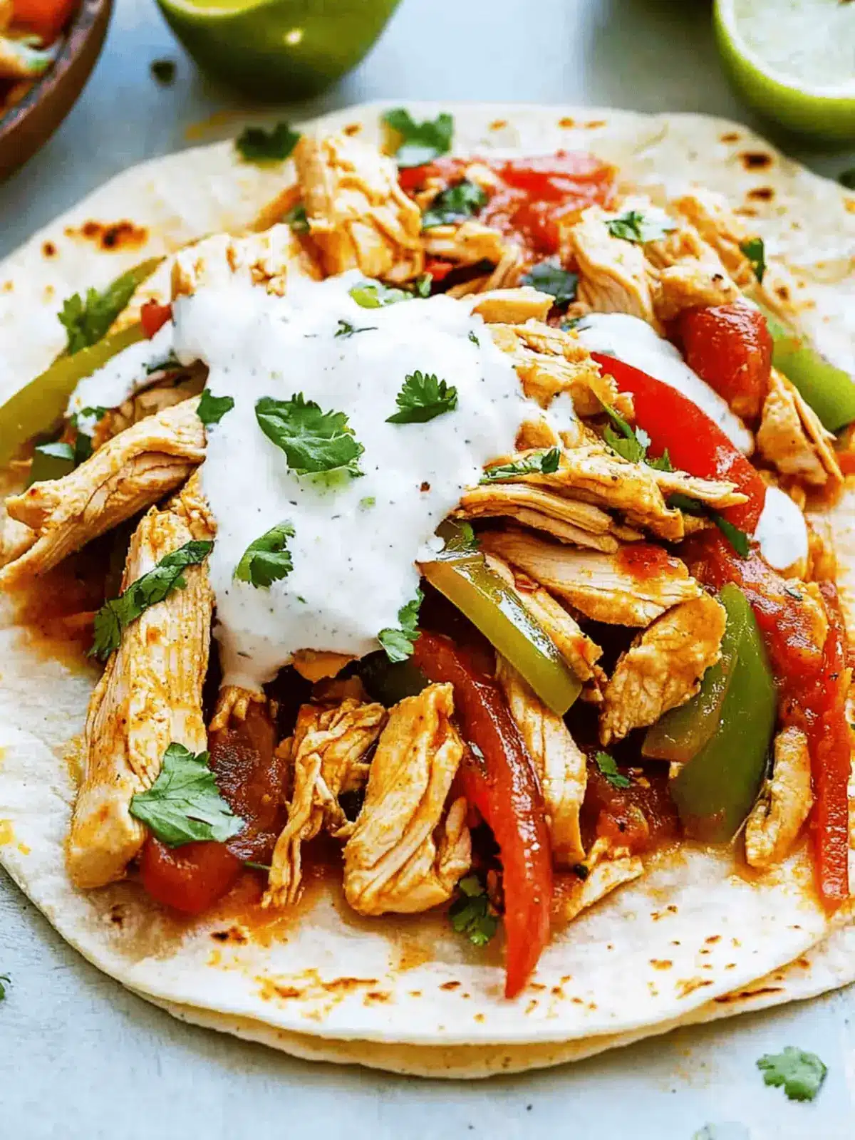 Savory Slow Cooker Chicken Fajitas for Effortless Weeknight Meals 4 Slow Cooker Chicken Fajitas