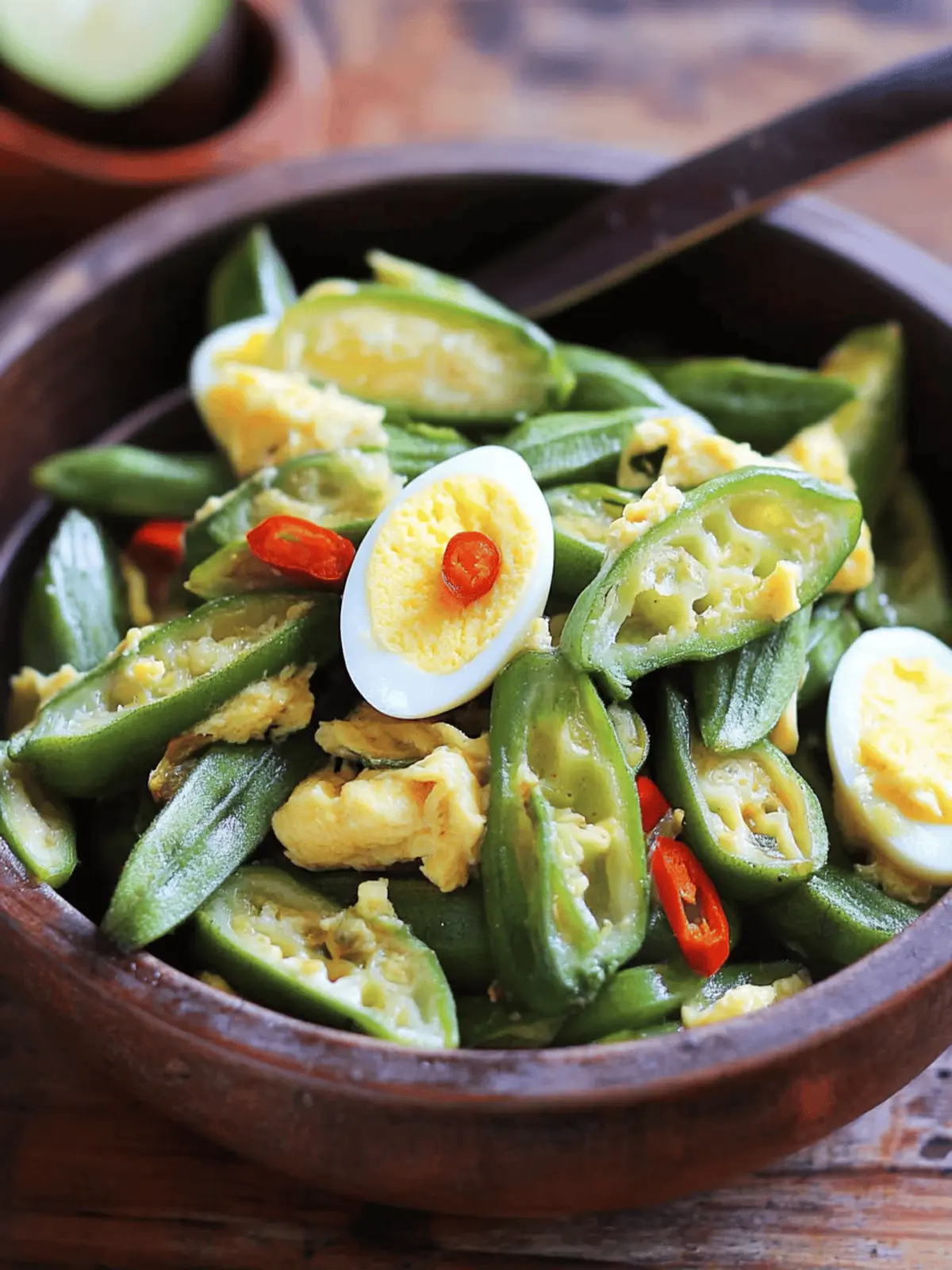 Quick and Tasty Fresh Saut ed Okra and Egg Stir-Fry Delight 2 Fresh Saut ed Okra and Egg