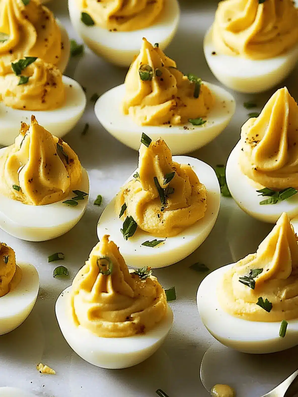 Sour Cream & Onion Deviled Eggs: A Party Showstopper! 4 Sour Cream & Onion Deviled Eggs