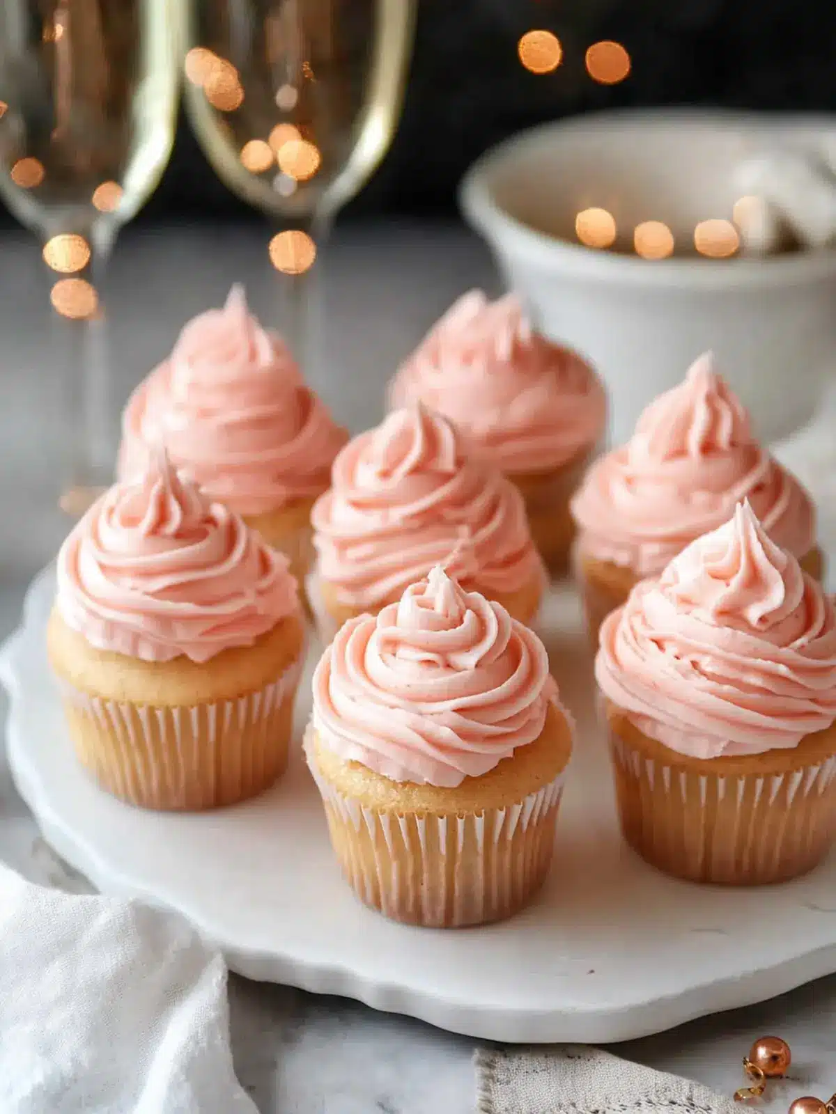 Pink Champagne Cupcakes That Elevate Every Celebration 3 Pink Champagne Cupcakes