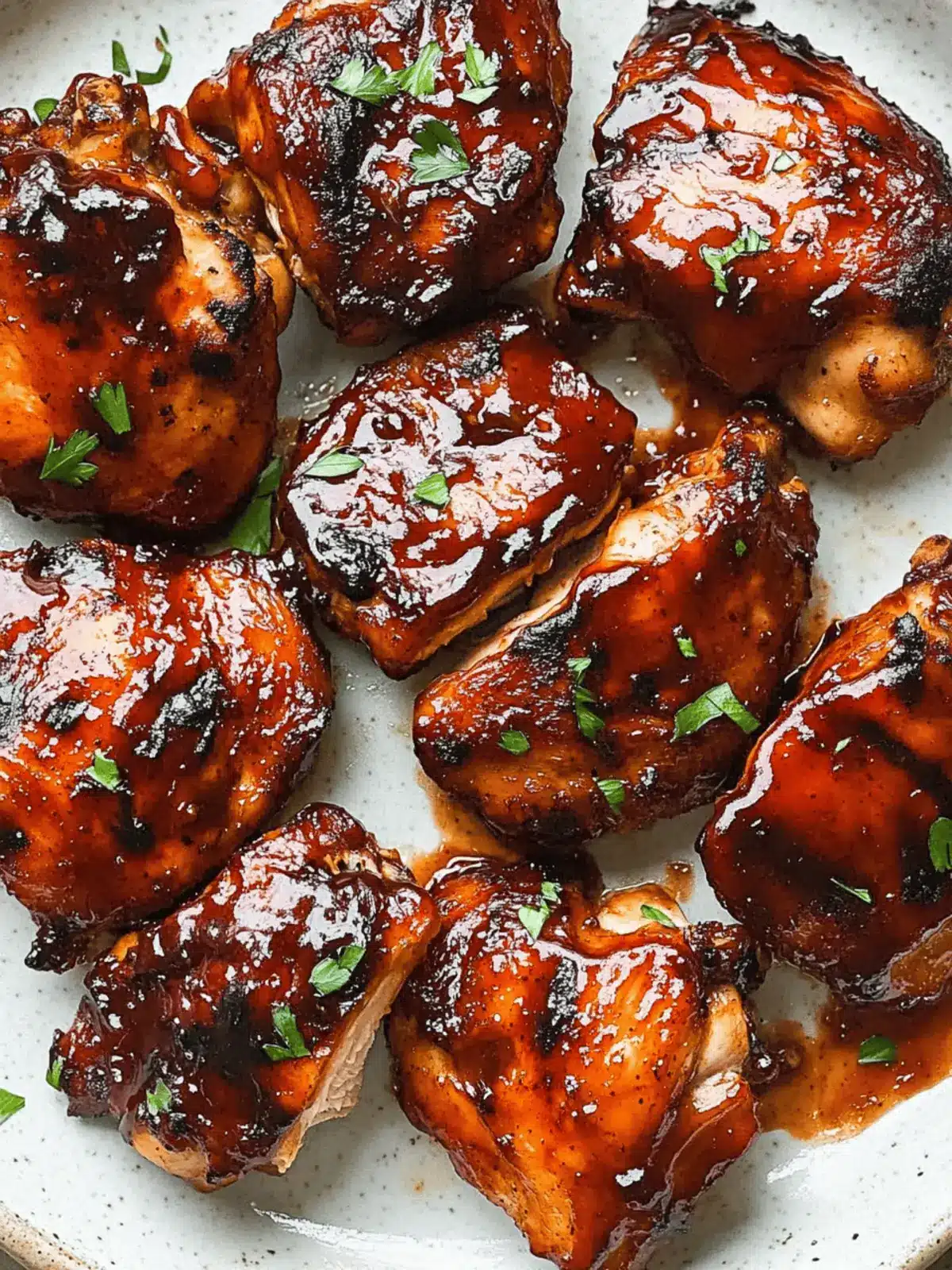 Caramelized BBQ Chicken Thighs in the Oven for Easy Feasts 2 Caramelized BBQ Chicken Thighs in the Oven