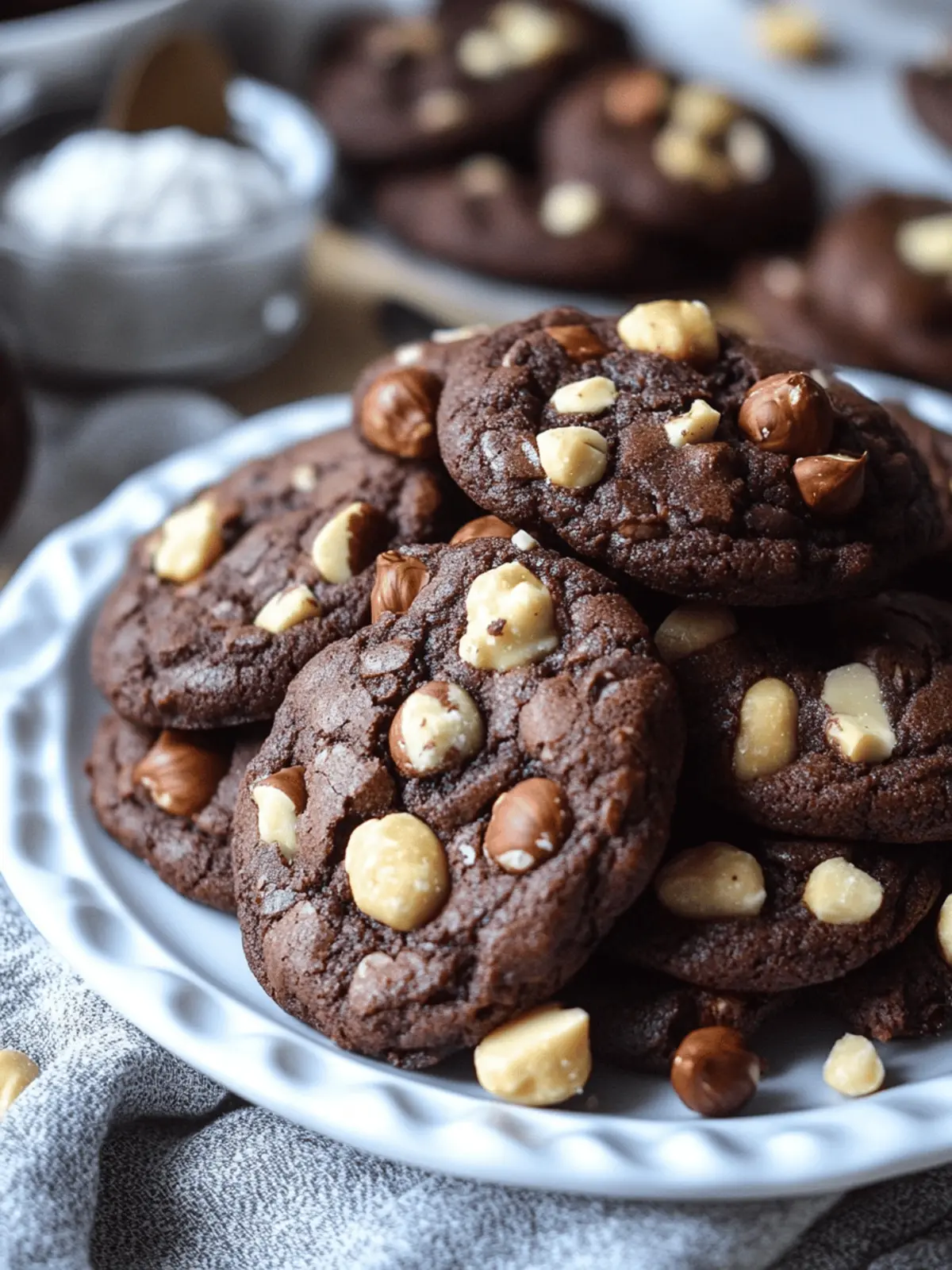 Irresistible Double Chocolate Hazelnut Cookies for Cozy Nights 2 Double Chocolate Hazelnut Cookies
