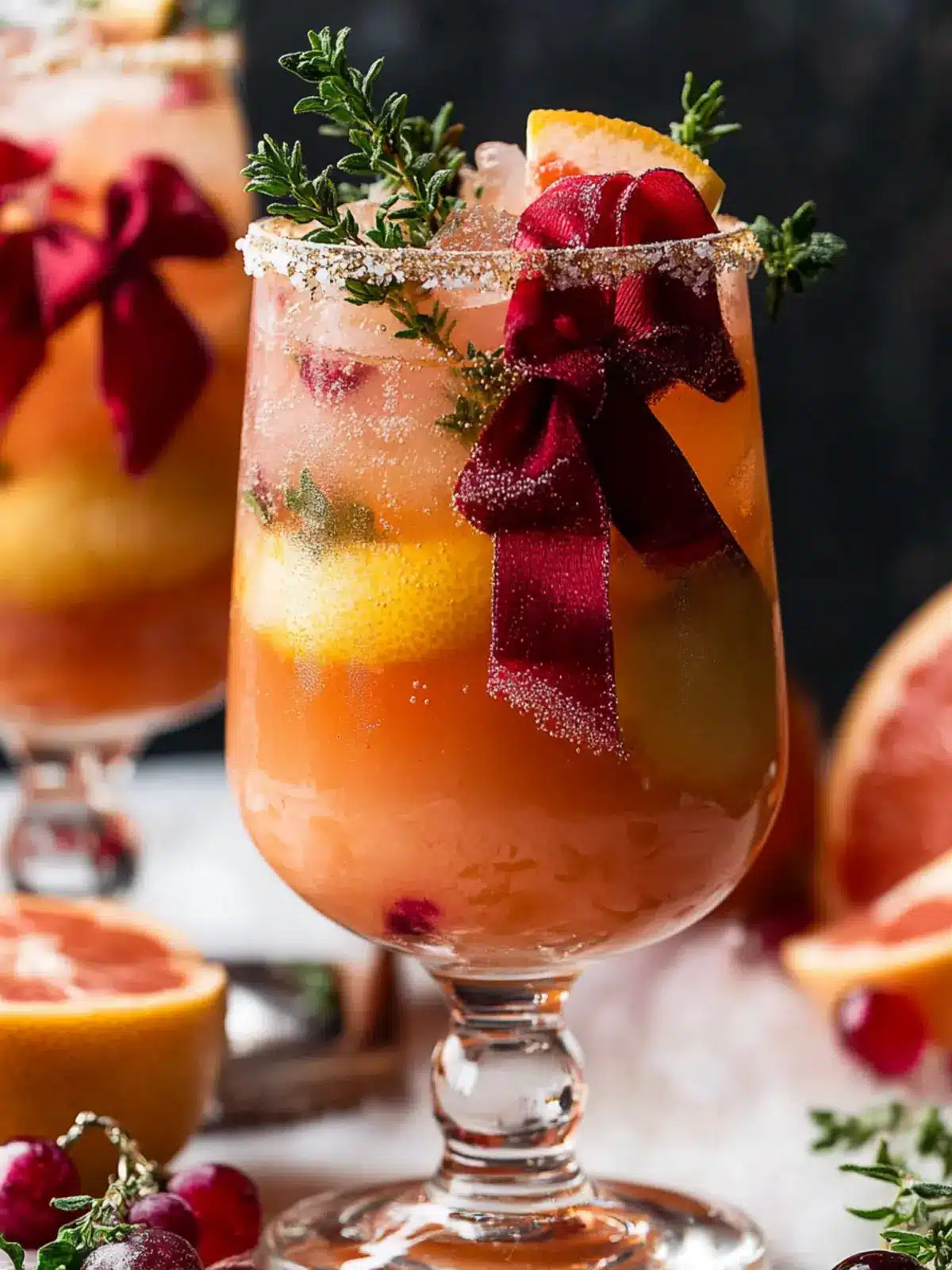 Grapefruit Thyme Mocktail for the Holidays Sip the Cheer! 4 Grapefruit Thyme Mocktail for the Holidays