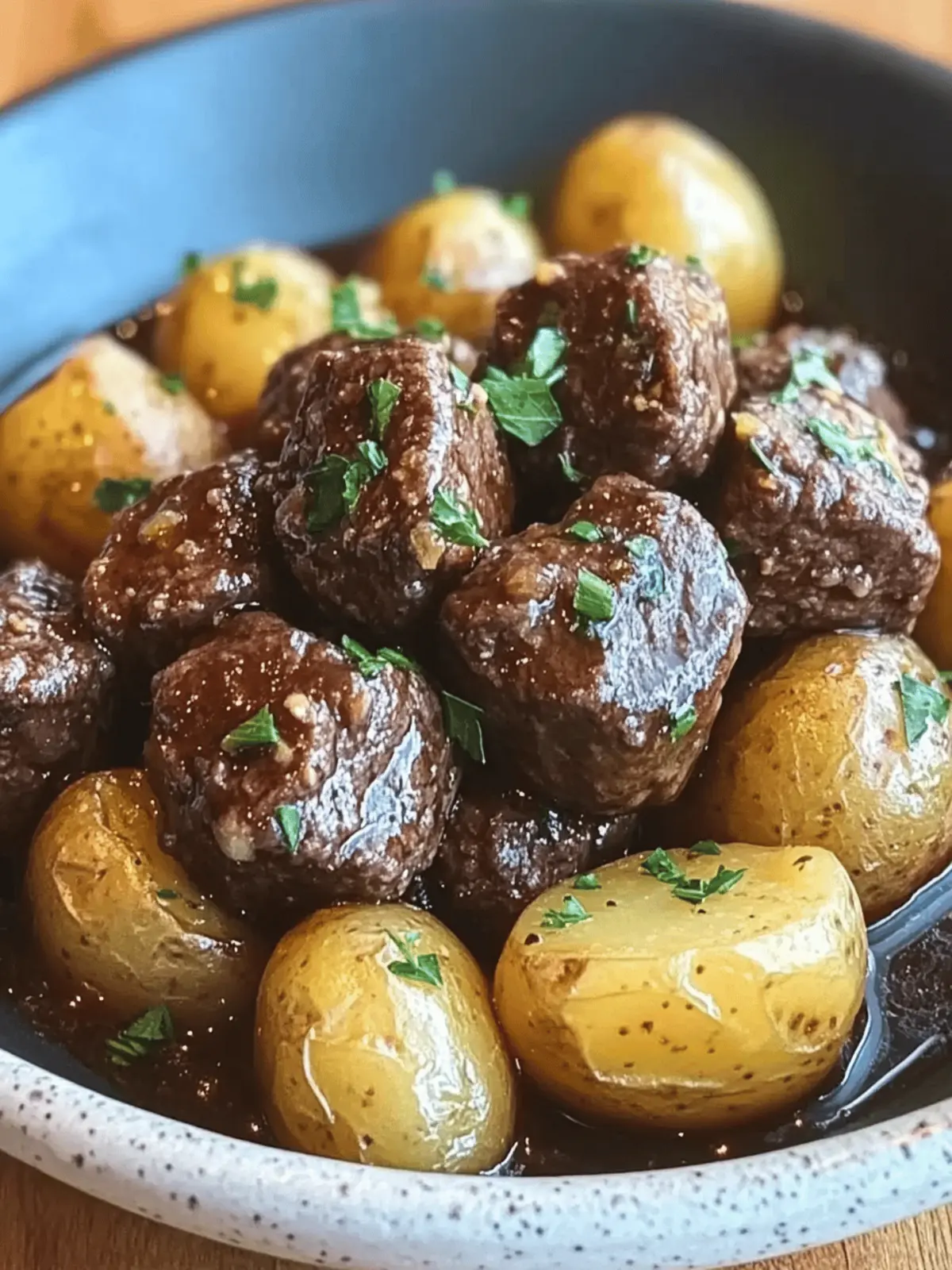 Garlic Butter Beef Bites & Potatoes for the Ultimate Cozy Dinner 2 Garlic Butter Beef Bites & Potatoes make a perfect dinner
