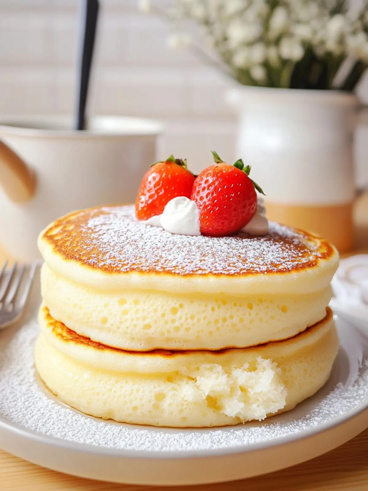Fluffy Japanese Souffl Pancakes That Will Wow Your Brunch Guests 2 Fluffy Japanese Souffl Pancakes