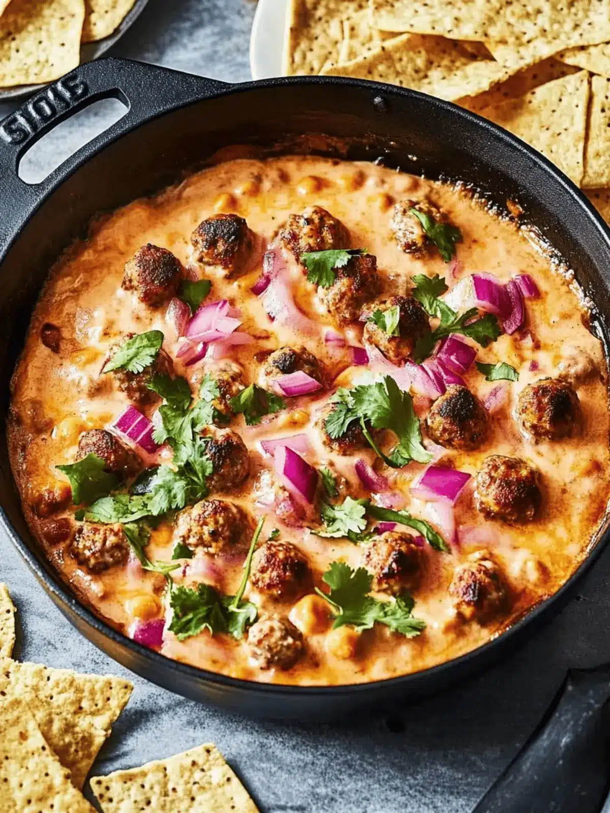 Cheesy Mini Meatball Skillet Dip That Everyone Will Love 3 Cheesy Mini Meatball Skillet Dip