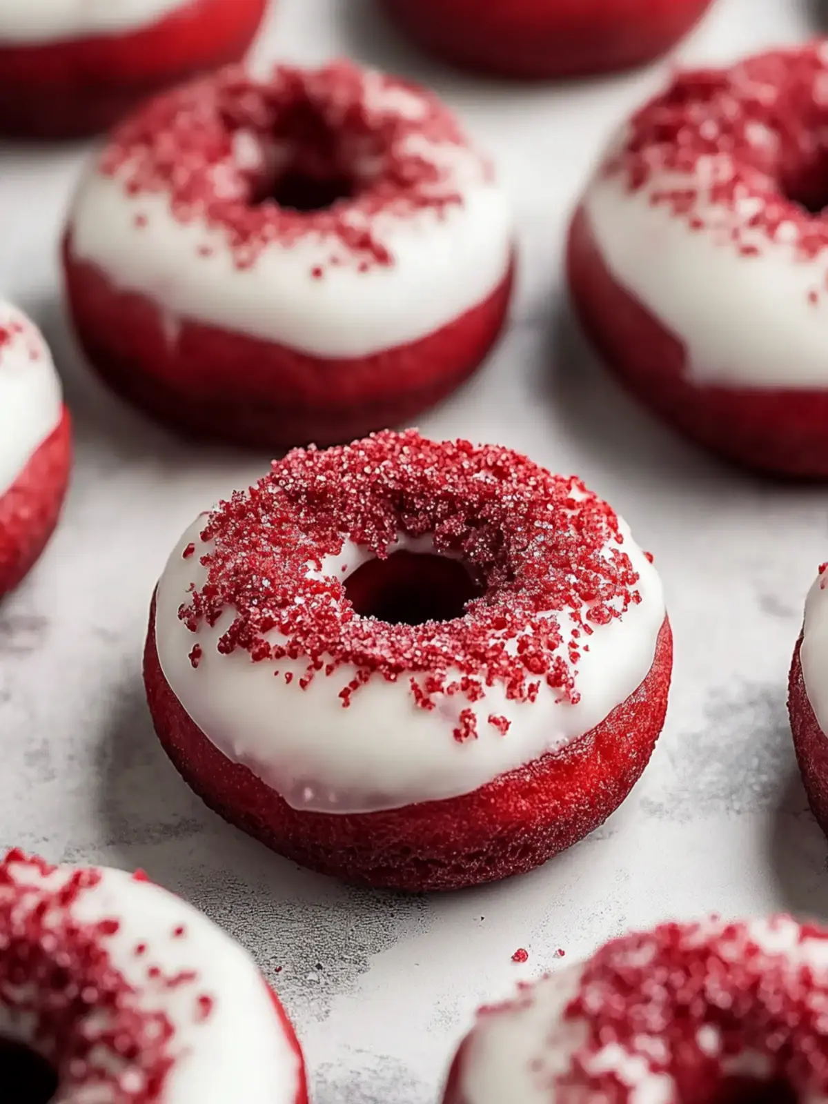 Decadent Red Velvet Donuts with Creamy Glaze You ll Love 2 Red Velvet Donuts
