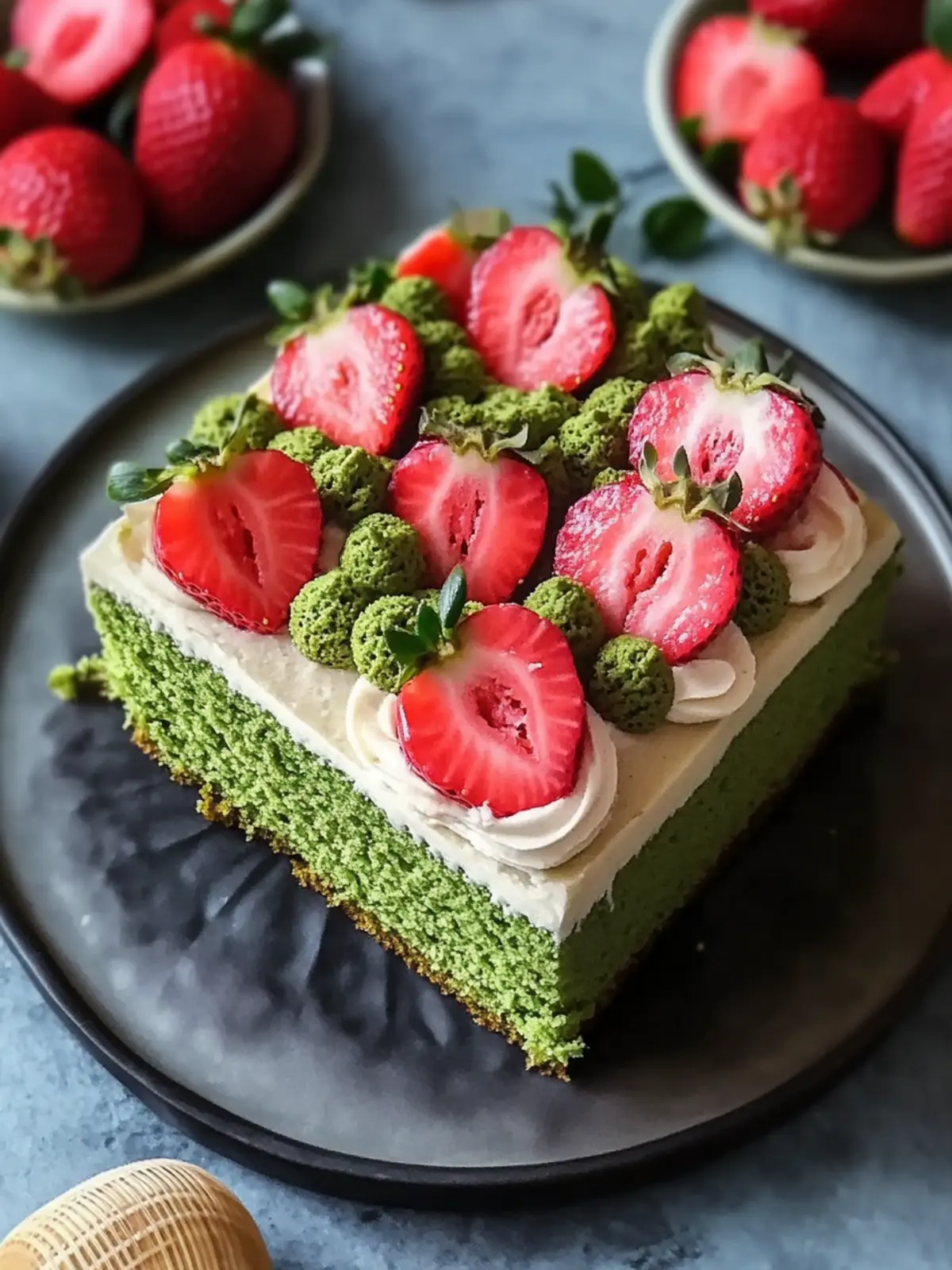 Deliciously Easy Strawberry Matcha Cake for Ultimate Snacking 3 Easy Strawberry Matcha Cake
