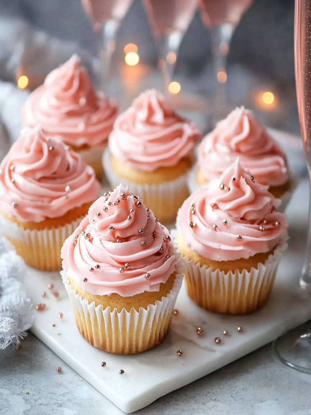 Pink Champagne Cupcakes That Elevate Every Celebration 4 Pink Champagne Cupcakes