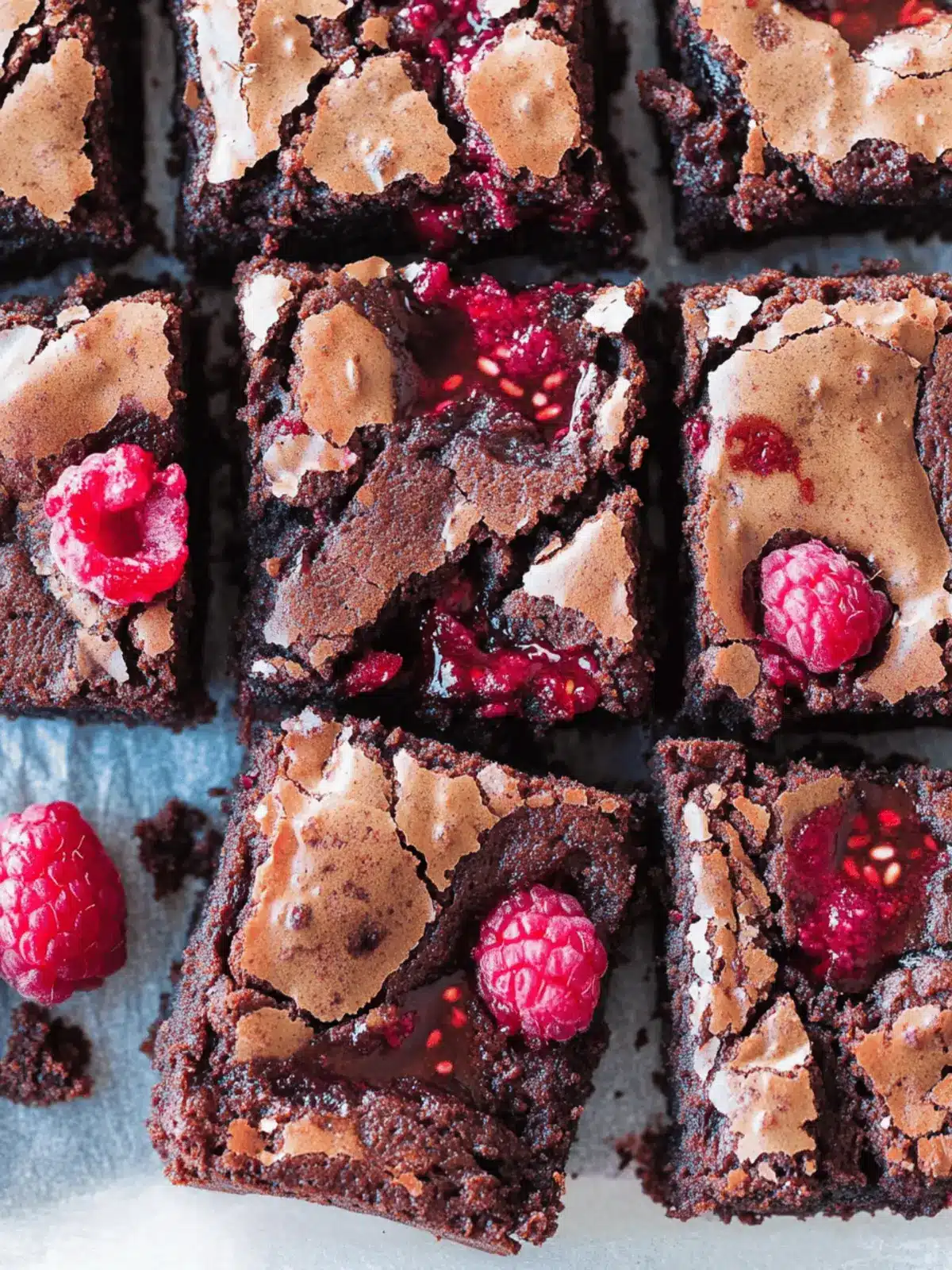 Decadent Raspberry Brownies with Fudgy Perfection Await 4 Raspberry Brownies
