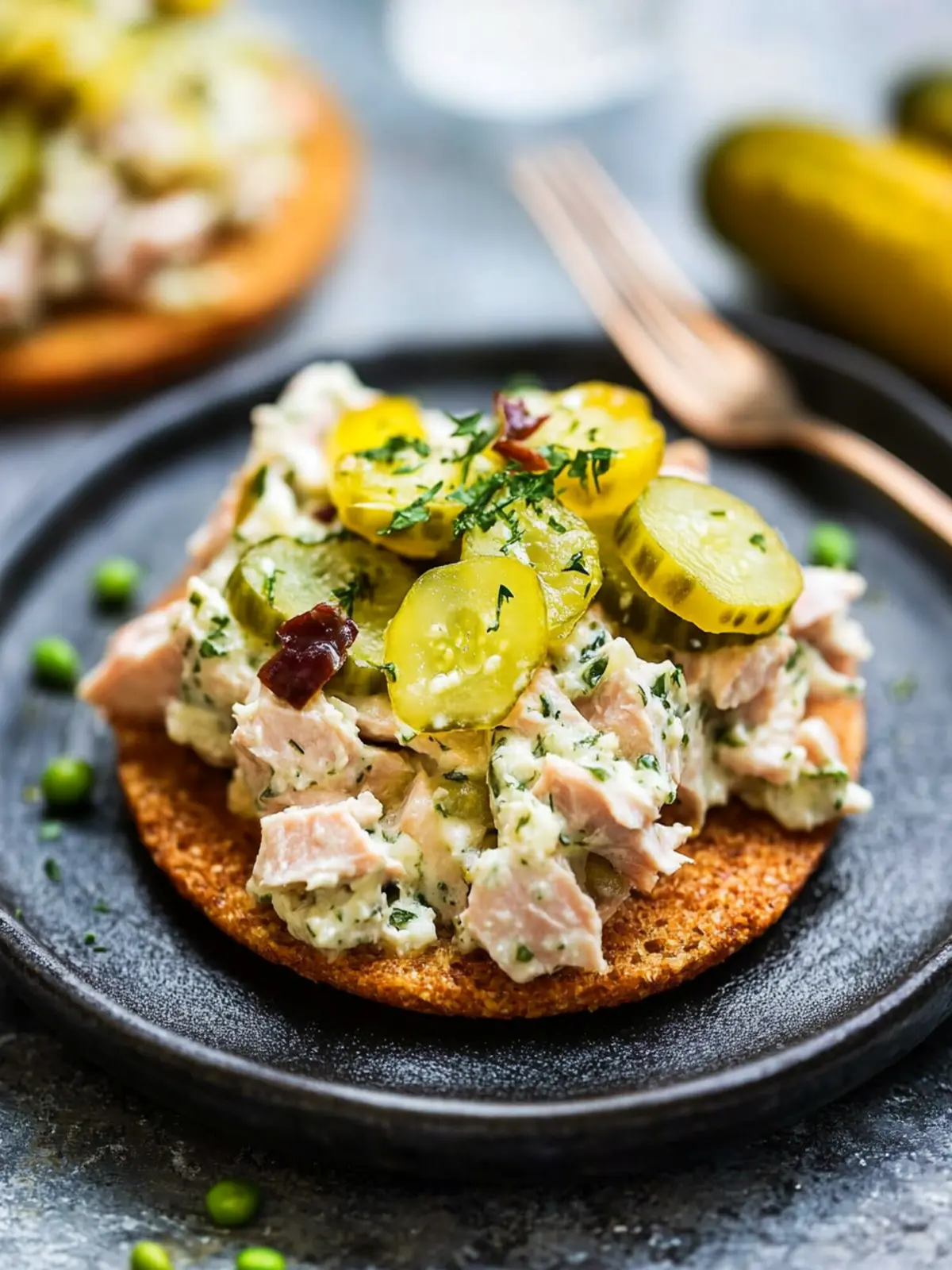 Dill Pickle Tuna Salad: Quick & Zesty High-Protein Delight 2 Dill Pickle Tuna Salad