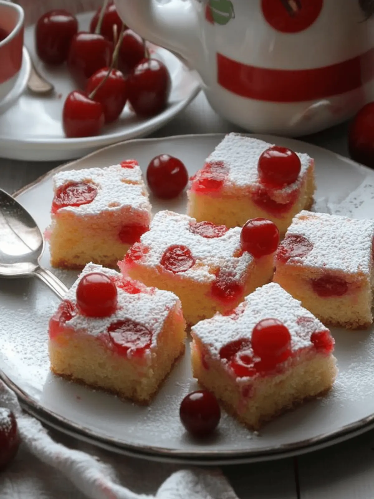 Delicious Cherry Cake Squares for Festive Celebrations 4 Cherry Cake Squares