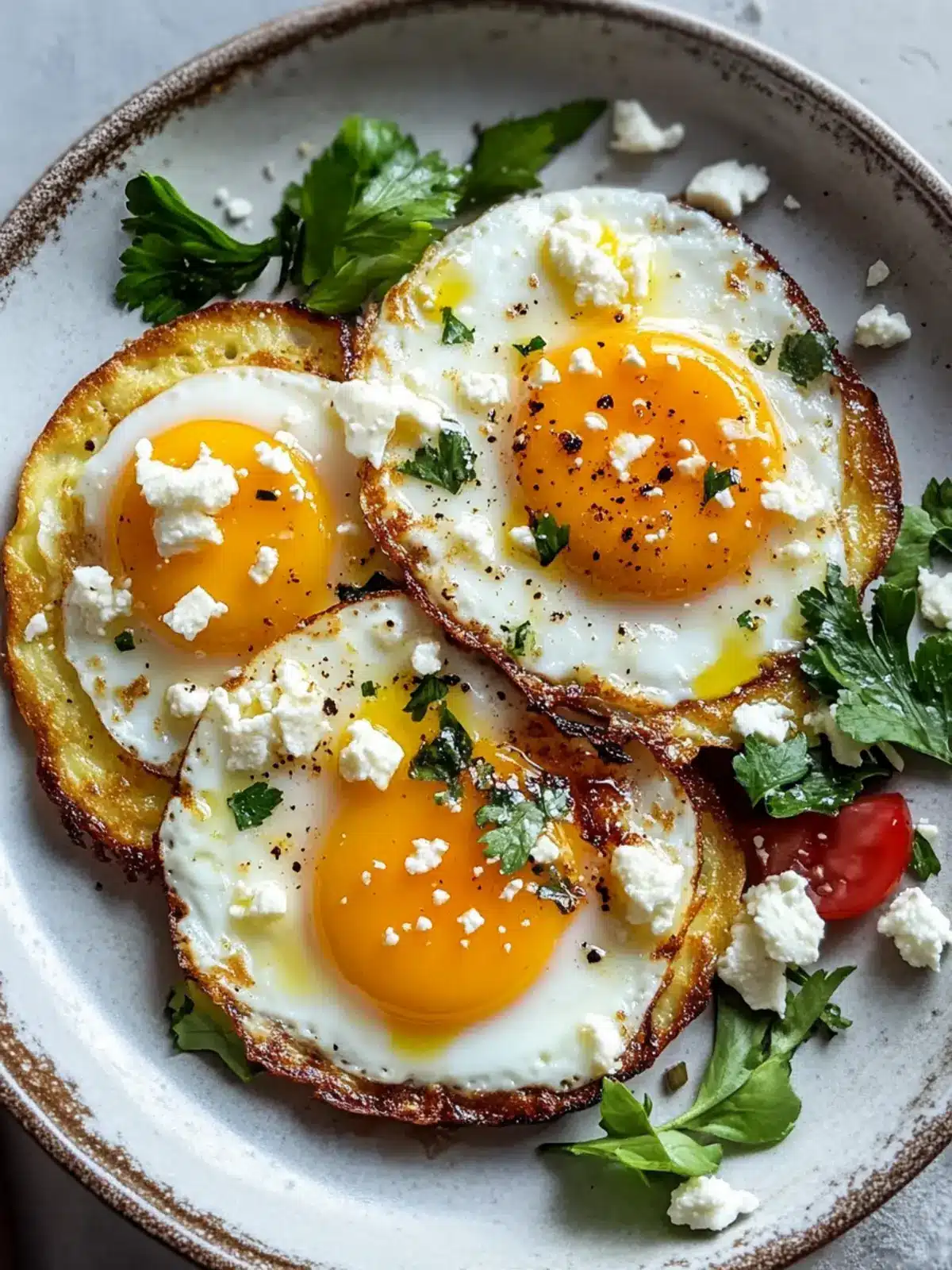 Delicious Crispy Feta Fried Eggs for a Perfect Breakfast Boost 4 Crispy Feta Fried Eggs