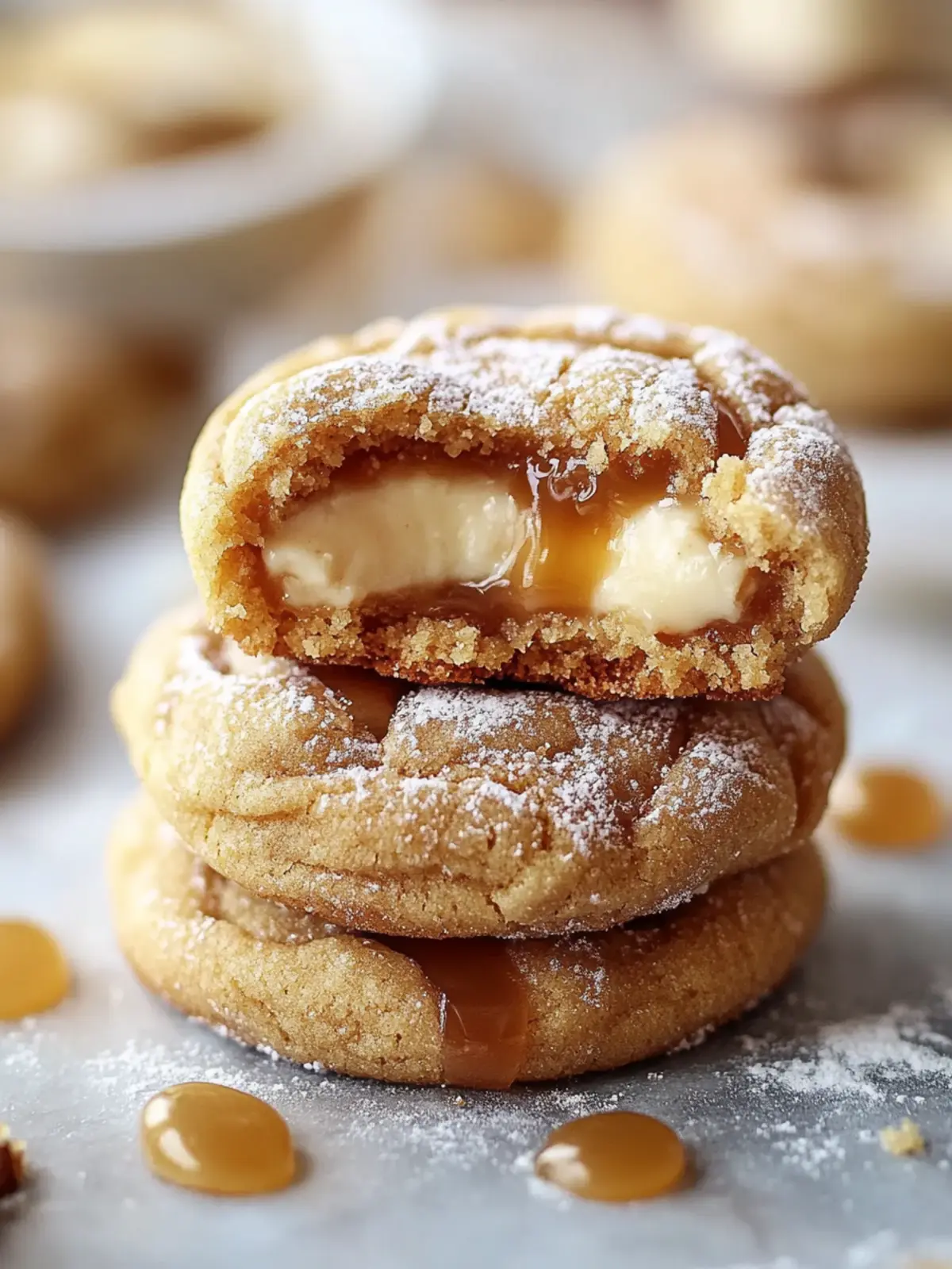 Cheesecake Caramel Cookies: Irresistibly Chewy and Creamy Treats 2 Cheesecake Caramel Cookies