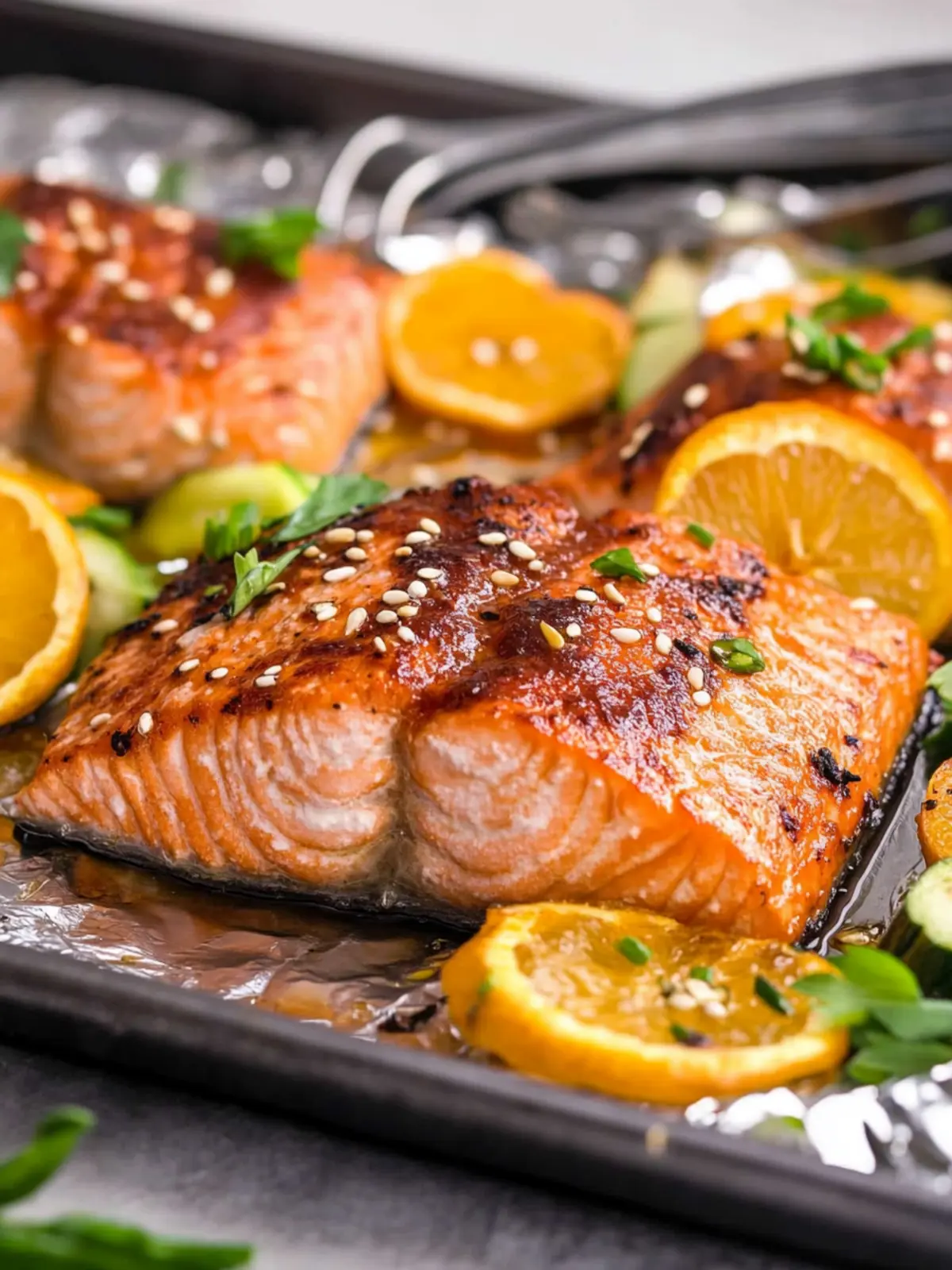 Delicious Orange Salmon with Vegetable Foil Packet Recipe 4 Orange Salmon with Vegetable Foil Packet