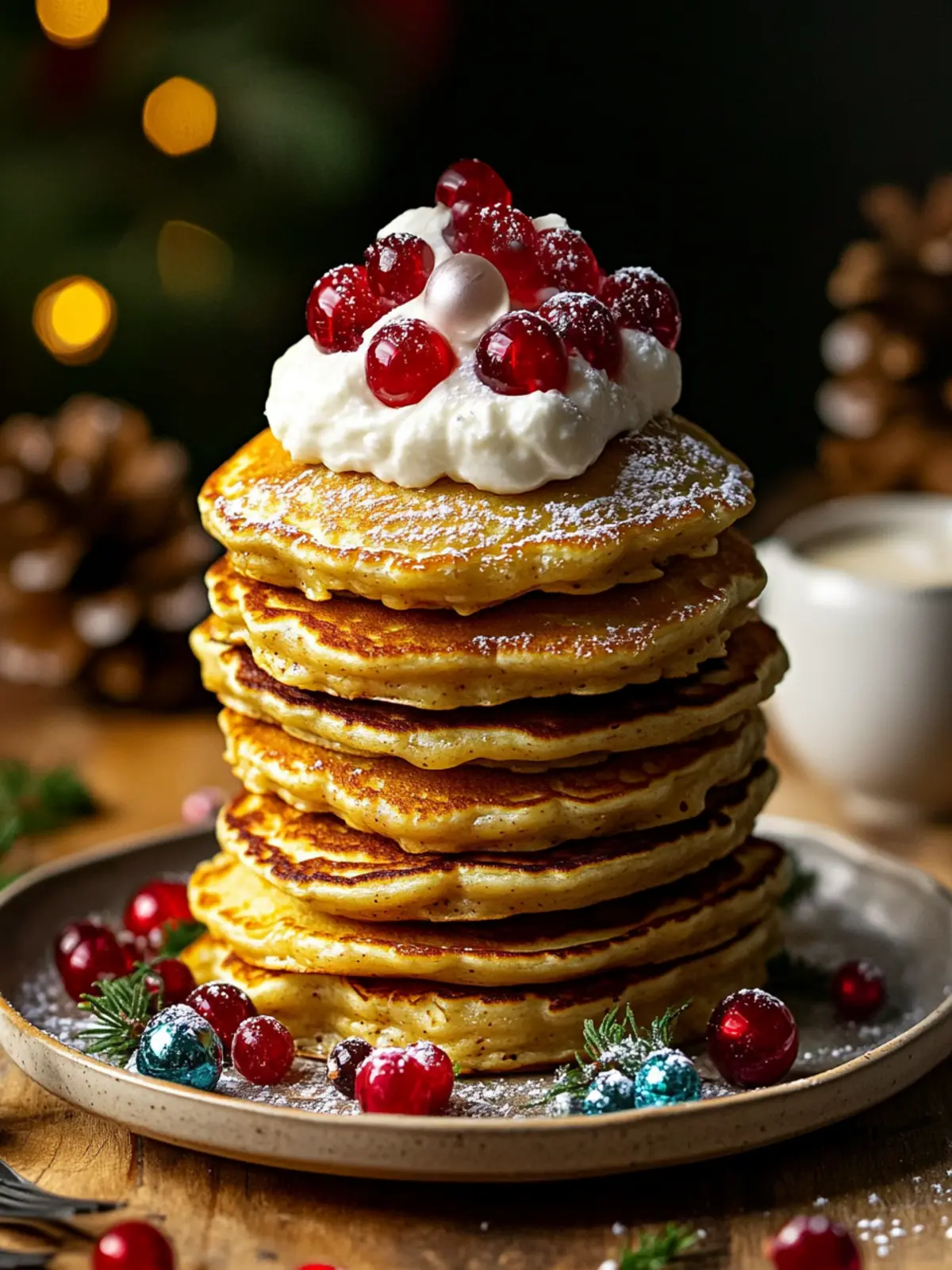 Delightful Christmas Morning Eggnog Pancakes for a Cozy Breakfast 2 Christmas Morning Eggnog Pancakes
