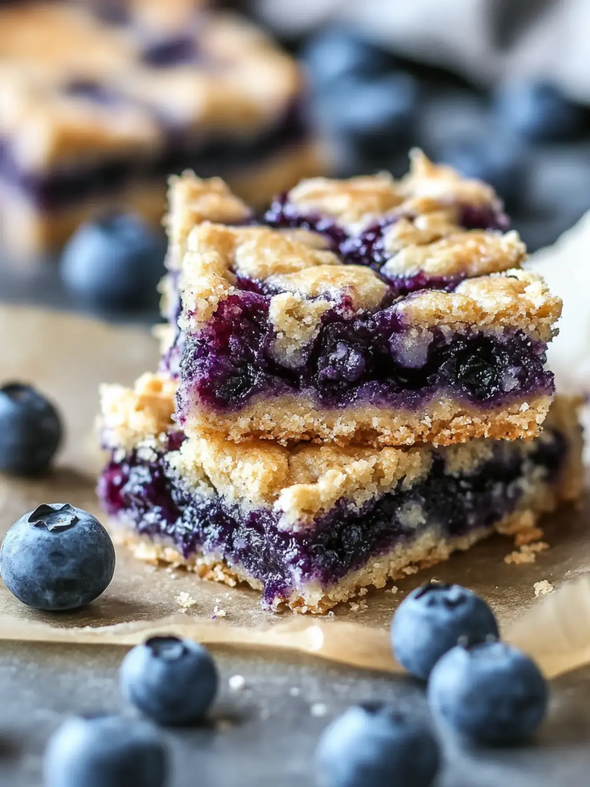 Delicious Blueberry Soft Baked Bars for Guilt-Free Indulgence 3 Delicious Blueberry Soft Baked Bars
