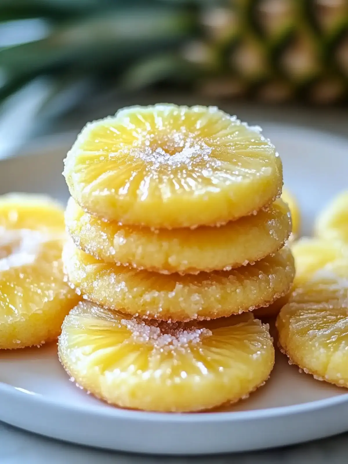 Pineapple Upside Sugar Cookies for a Tropical Treat Delight 4 Pineapple Upside Sugar Cookies