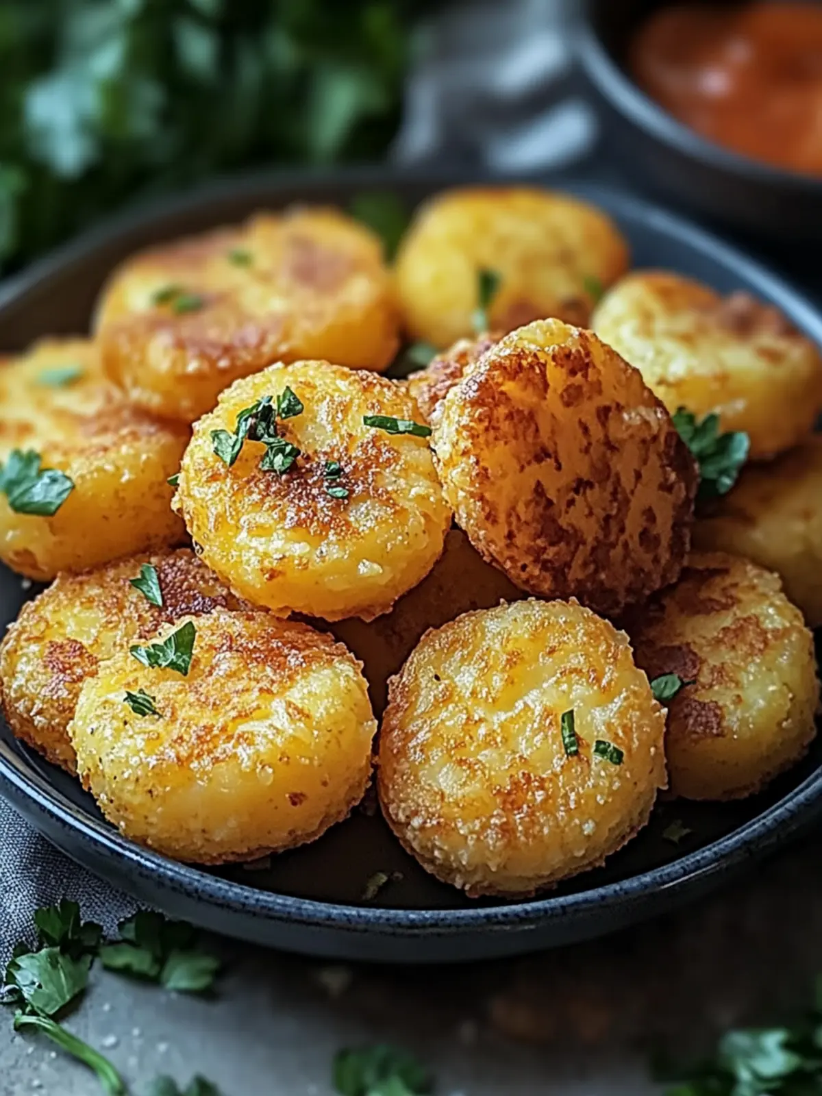 Golden Crunchy Potato Maakoudas: A Snack You'll Love Every Time 4 Golden Crunchy Potato Maakoudas: A Snack You ll Adore