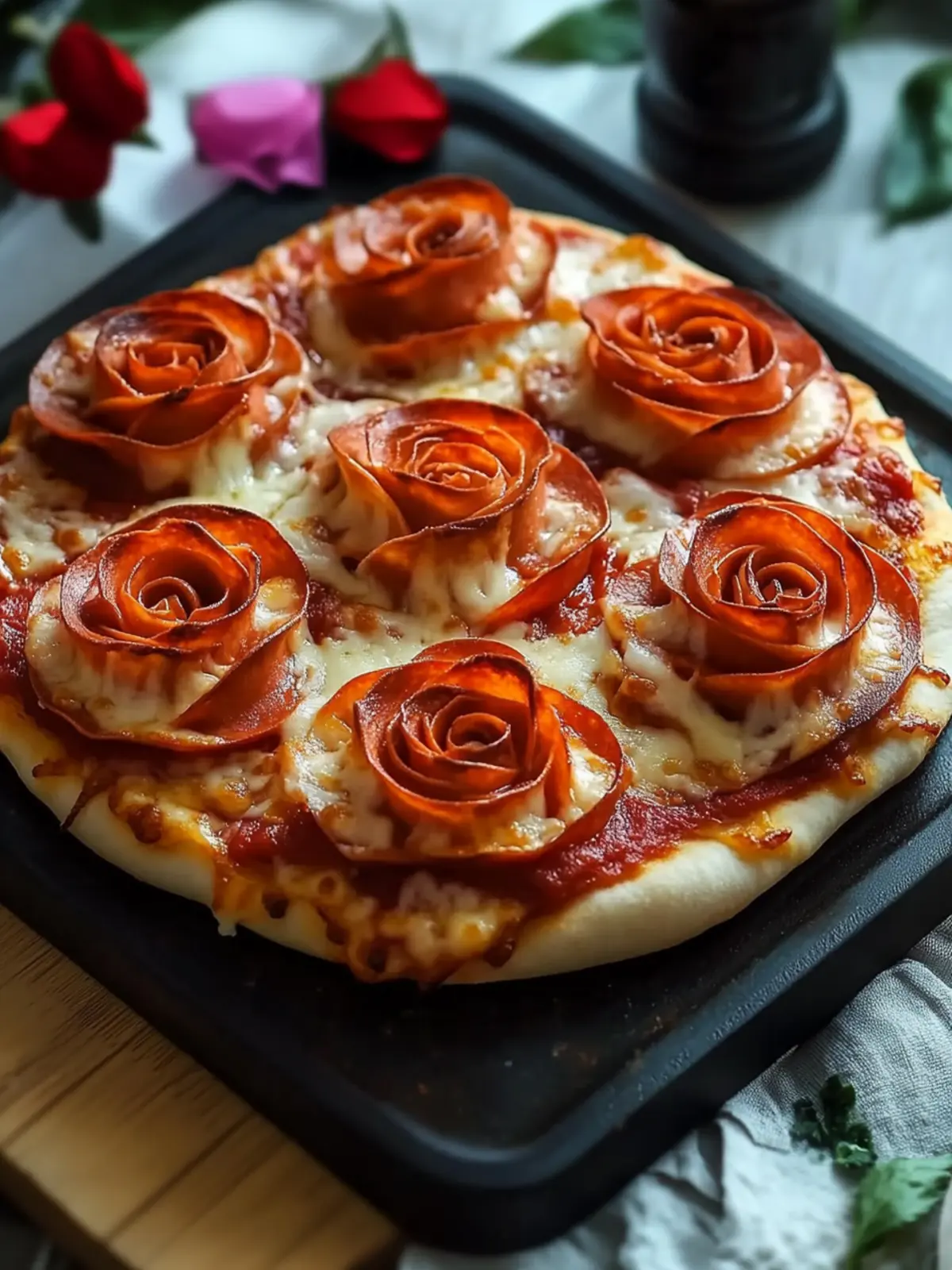 Creative Easy Pizza Roses for Valentine s Day That Wow 2 Easy Pizza Roses for Valentine s Day