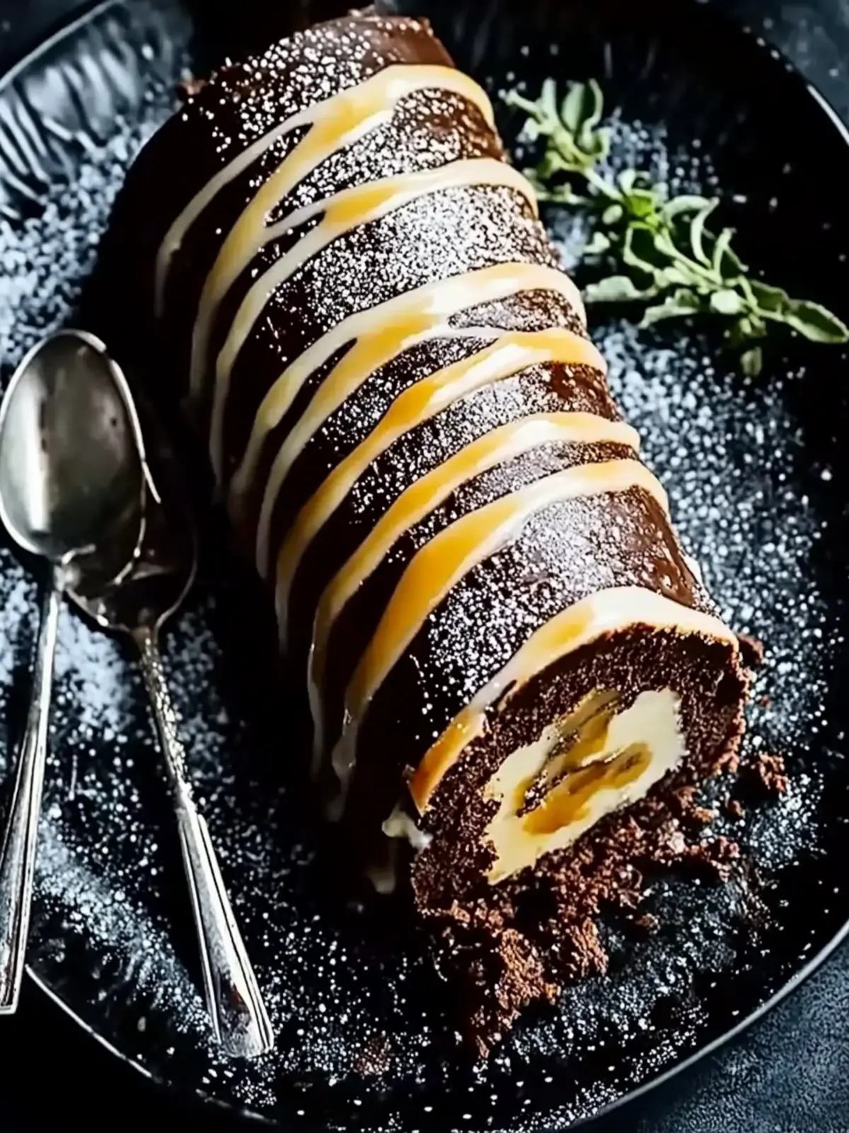 Indulge in Caramel Chocolate Log: A Festive Delight! 3 Caramel chocolate log