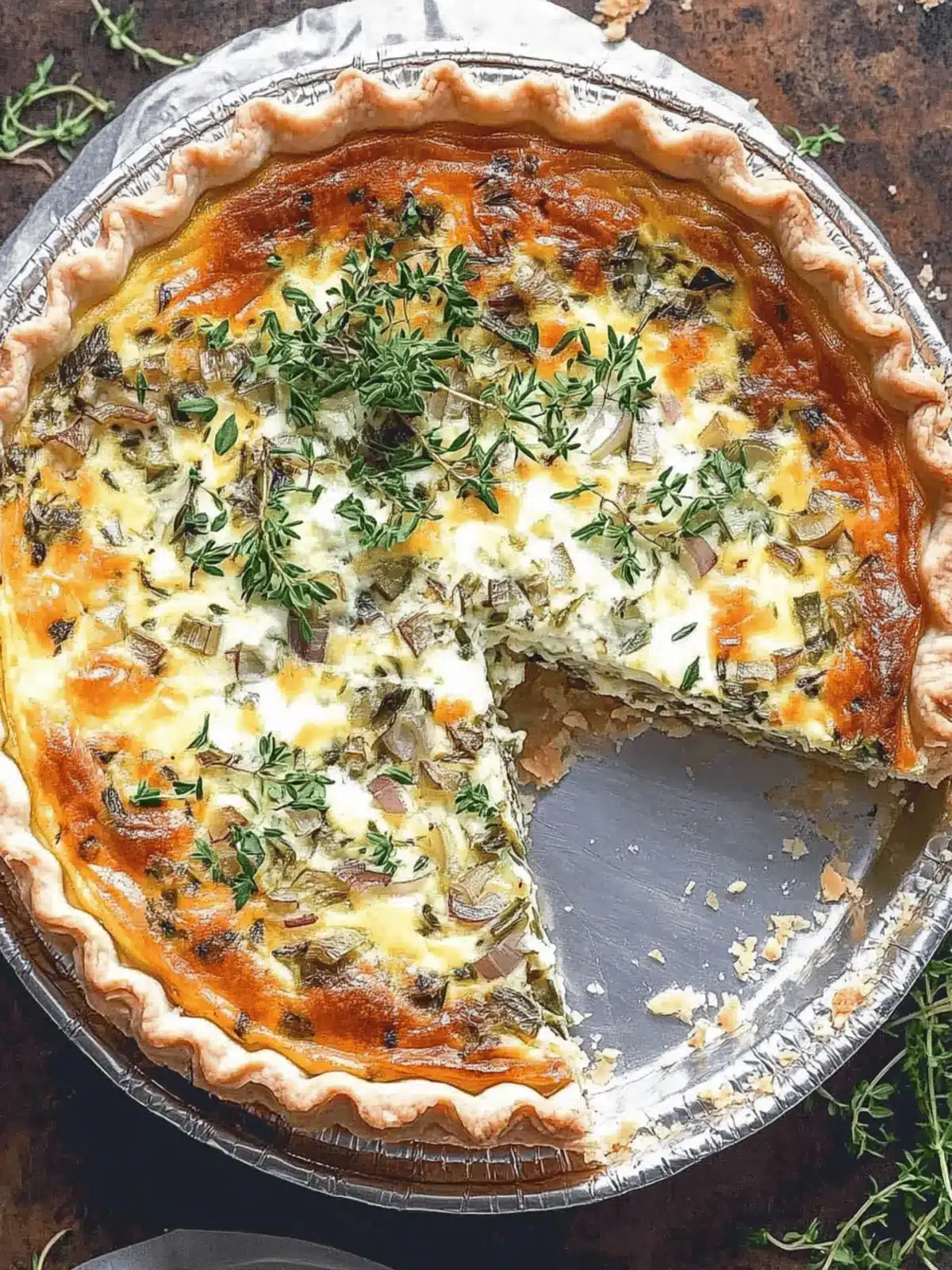Sweet Onion and Herb Quiche: A Delightful Brunch Treat 2 Sweet Onion and Herb Quiche