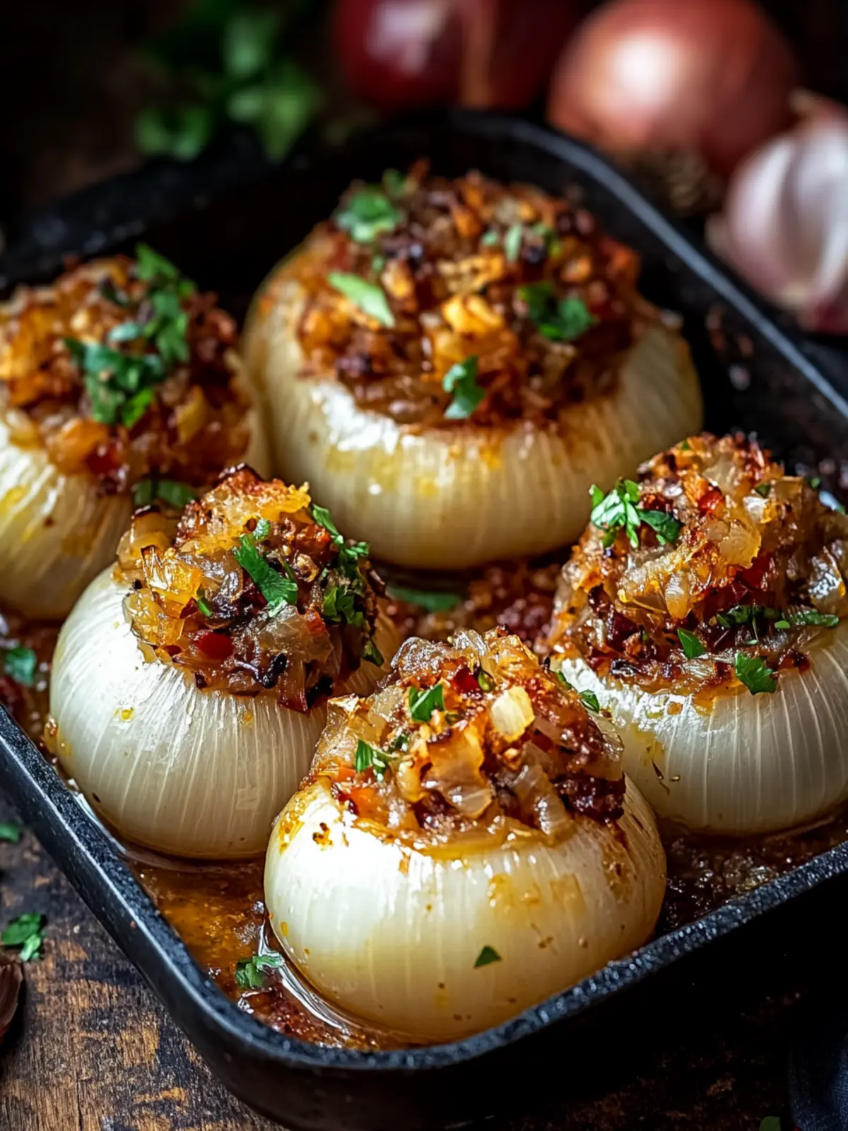 Savor Middle Eastern Stuffed Onions: Irresistibly Vegan Delights 2 Middle Eastern Stuffed Onions: A Savory Vegan Delight!