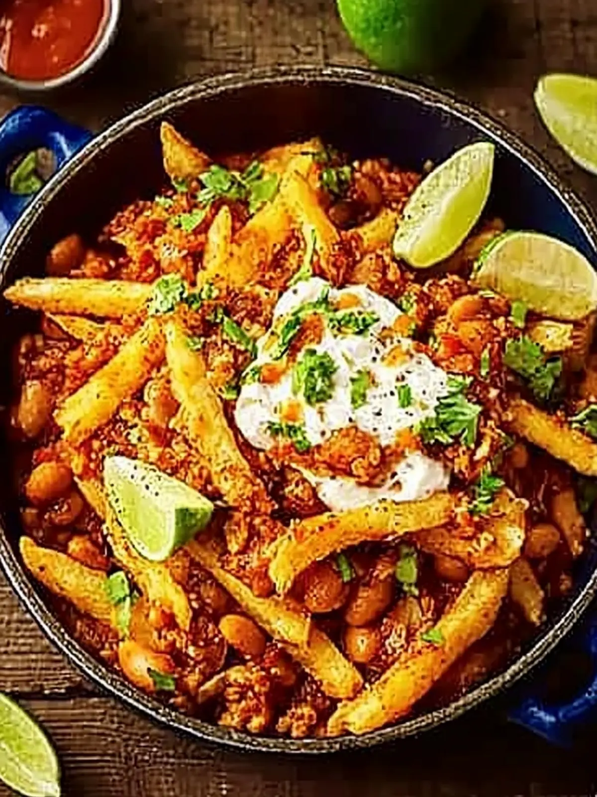 Vegan Bean Chilli Fries That Will Wow Your Taste Buds 2 Vegan bean chilli fries