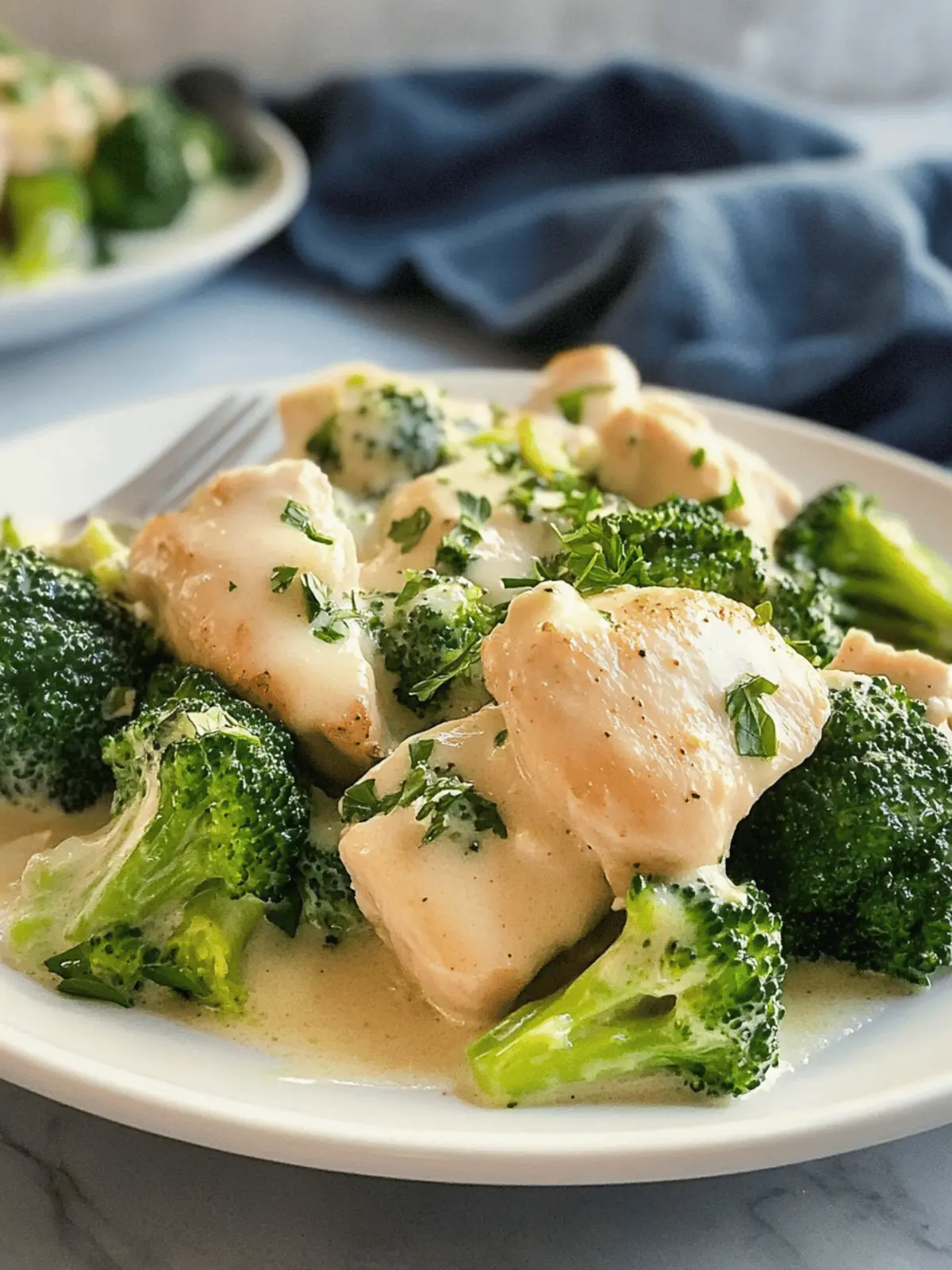 Creamy Keto Chicken and Broccoli Alfredo Sauce in 20 Minutes 4 CHICKEN AND BROCCOLI WITH ALFREDO SAUCE (KETO)