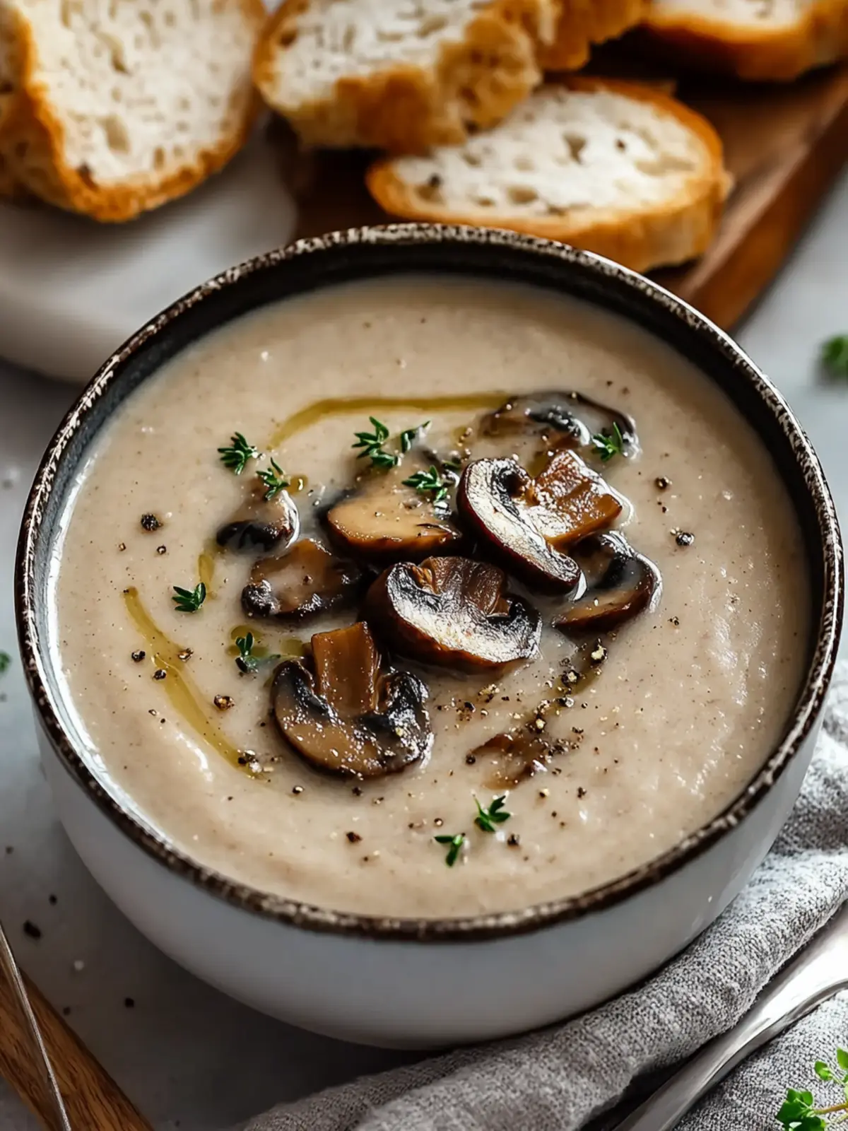Creamy Mushroom Bisque Recipe That Will Warm Your Soul 3 Creamy Mushroom Bisque Recipe