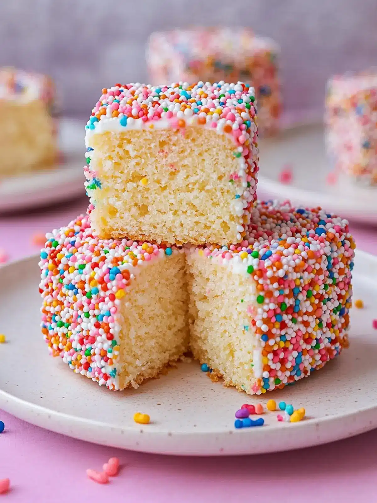 Fairy Bread Lamingtons: The Ultimate Aussie Party Treat 3 Fairy Bread Lamingtons