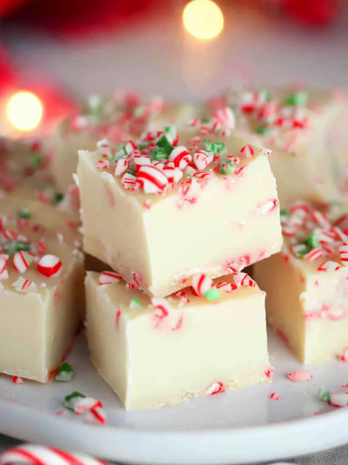 Dreamy White Chocolate Candy Cane Fudge for Festive Giving 2 White Chocolate Candy Cane Fudge
