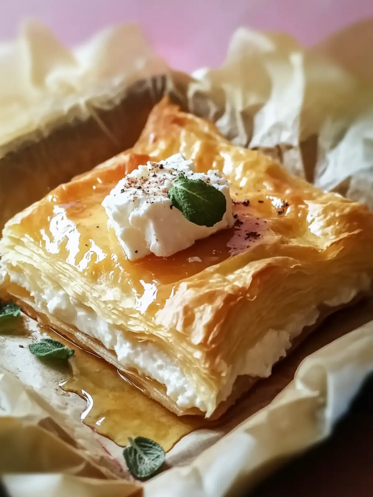 Delicious Greek Placenta Pastry with Feta and Honey Magic 3 Delicious Greek Placenta Pastry with Feta and Honey Bliss