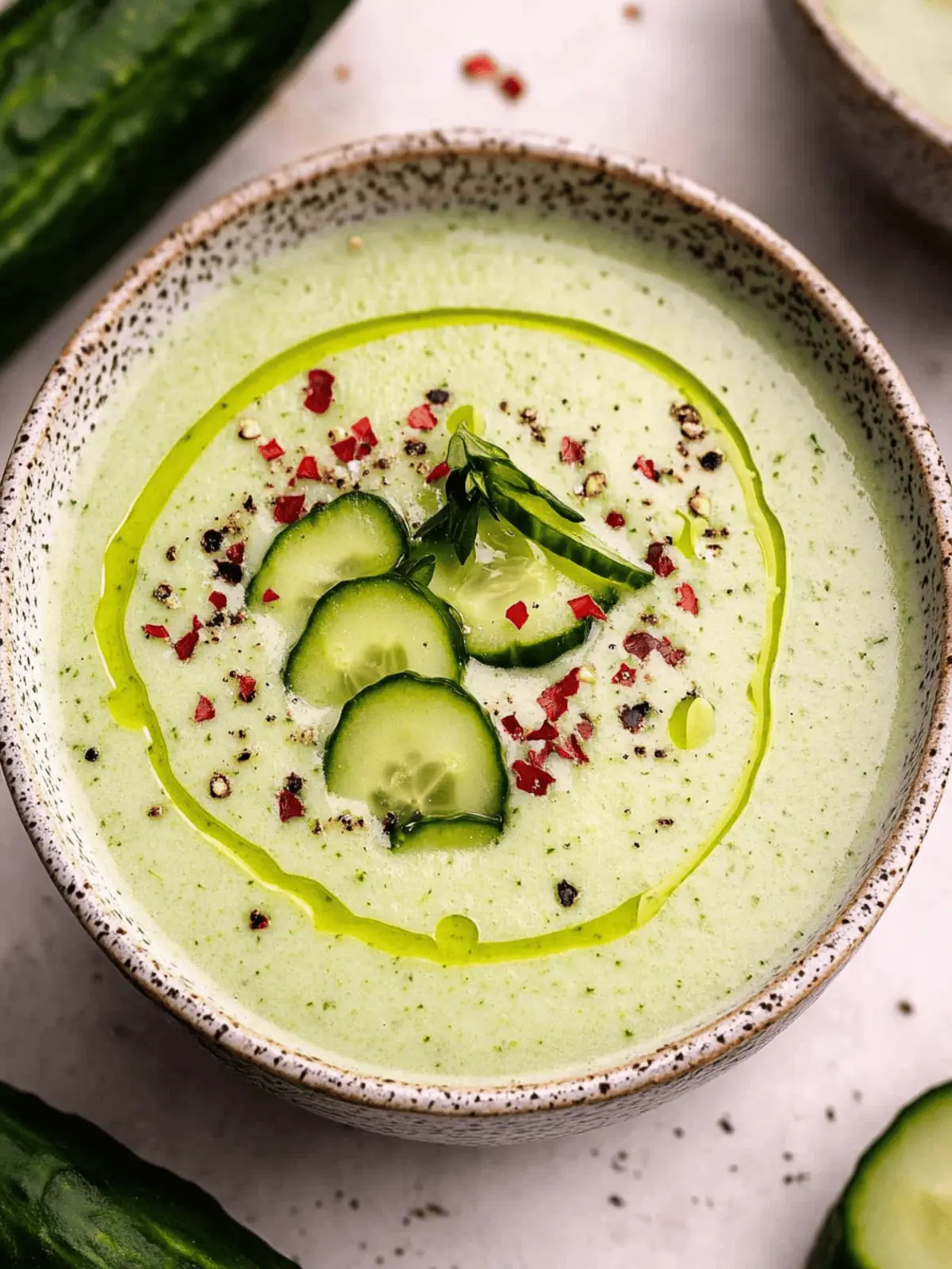 Chill with Cold Cucumber Soup: Easy, Healthy Summer Delight 2 Chill with Cold Cucumber Soup: Easy, Healthy Summer Delight