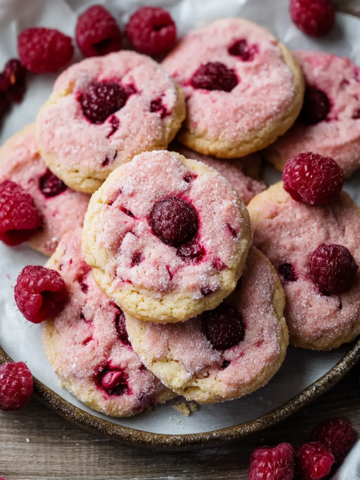 Gooey Raspberry Cookies That Melt in Your Mouth 4 Raspberry Cookies