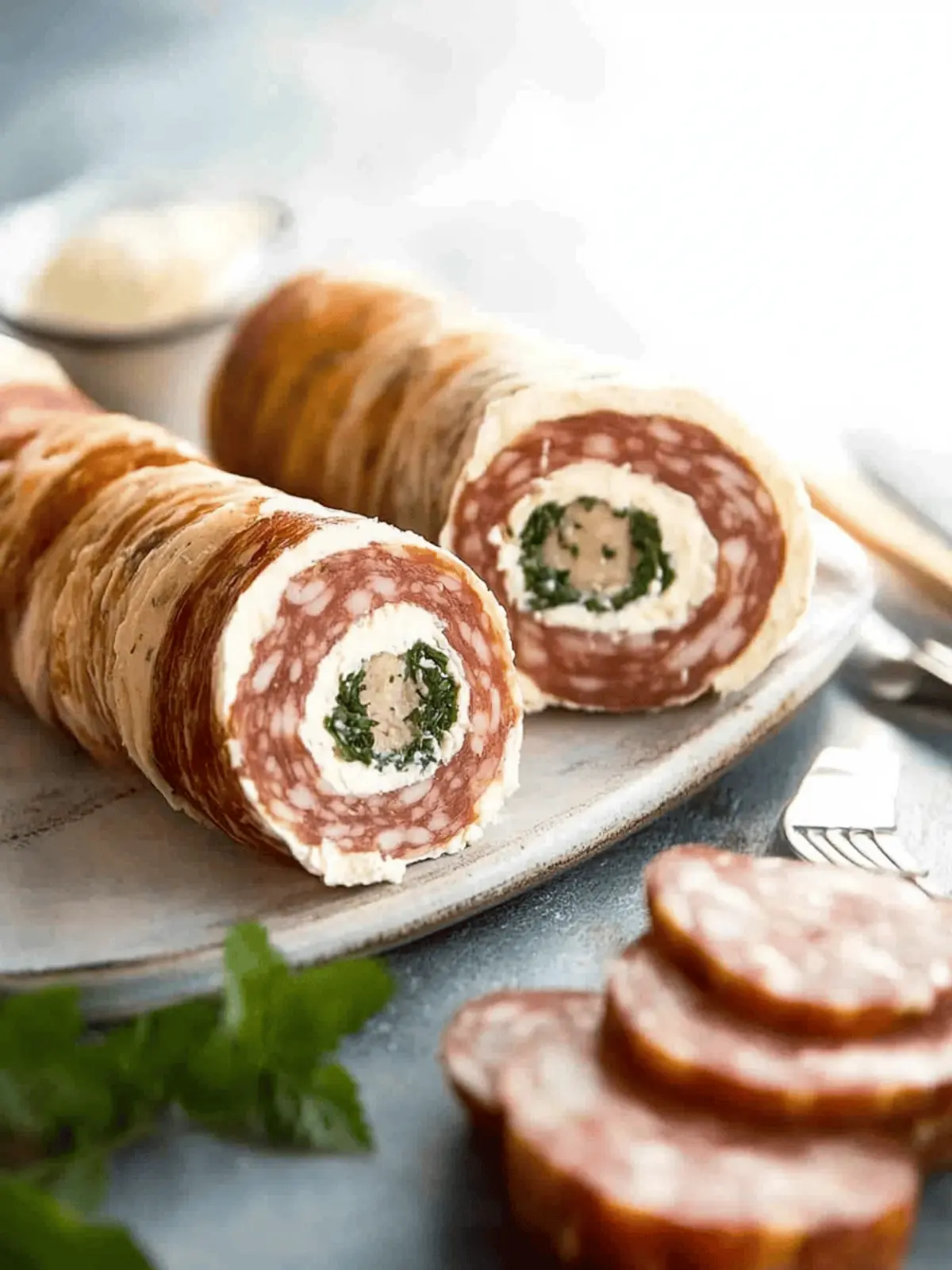 Delicious Salami Cream Cheese Roll: Your Next Party Hit 2 Salami Cream Cheese Roll