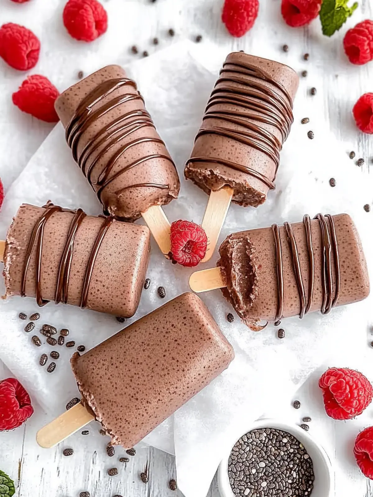 Chocolate Chia Pudding Pops Guilt-Free Summer Treat 4 Chocolate Chia Pudding Pops