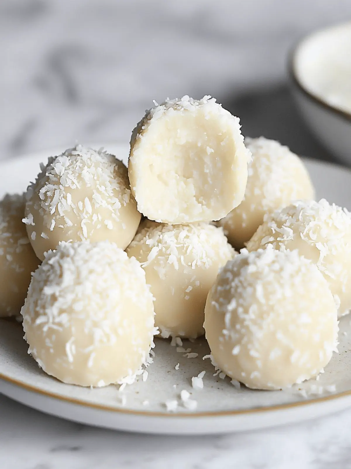 Coconut Snowball Truffles for Effortless Holiday Indulgence 3 Coconut Snowball Truffles