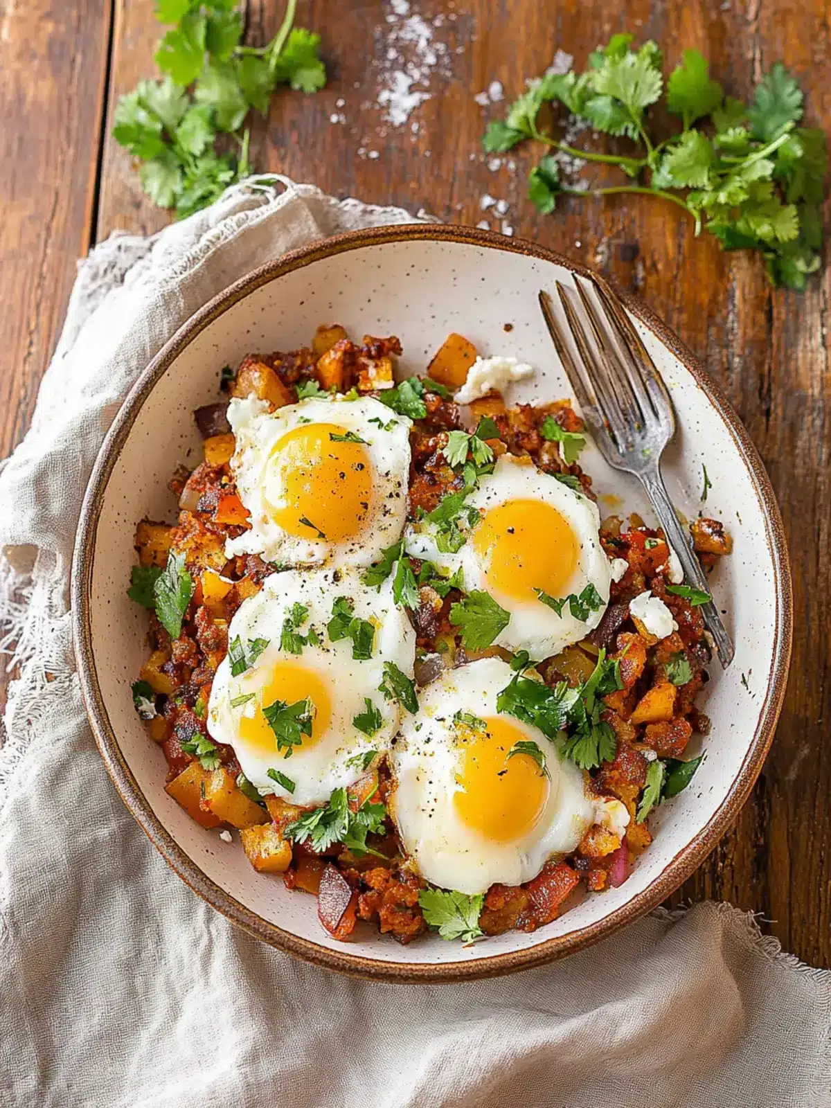 Savory Chorizo Breakfast Hash with Sweet Plantains 2 Chorizo Breakfast Hash