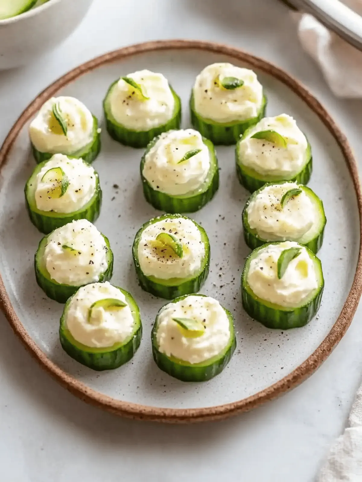 Delicious Boursin Cucumber Bites: A Must-Try Appetizer 2 Boursin Cucumber Bites