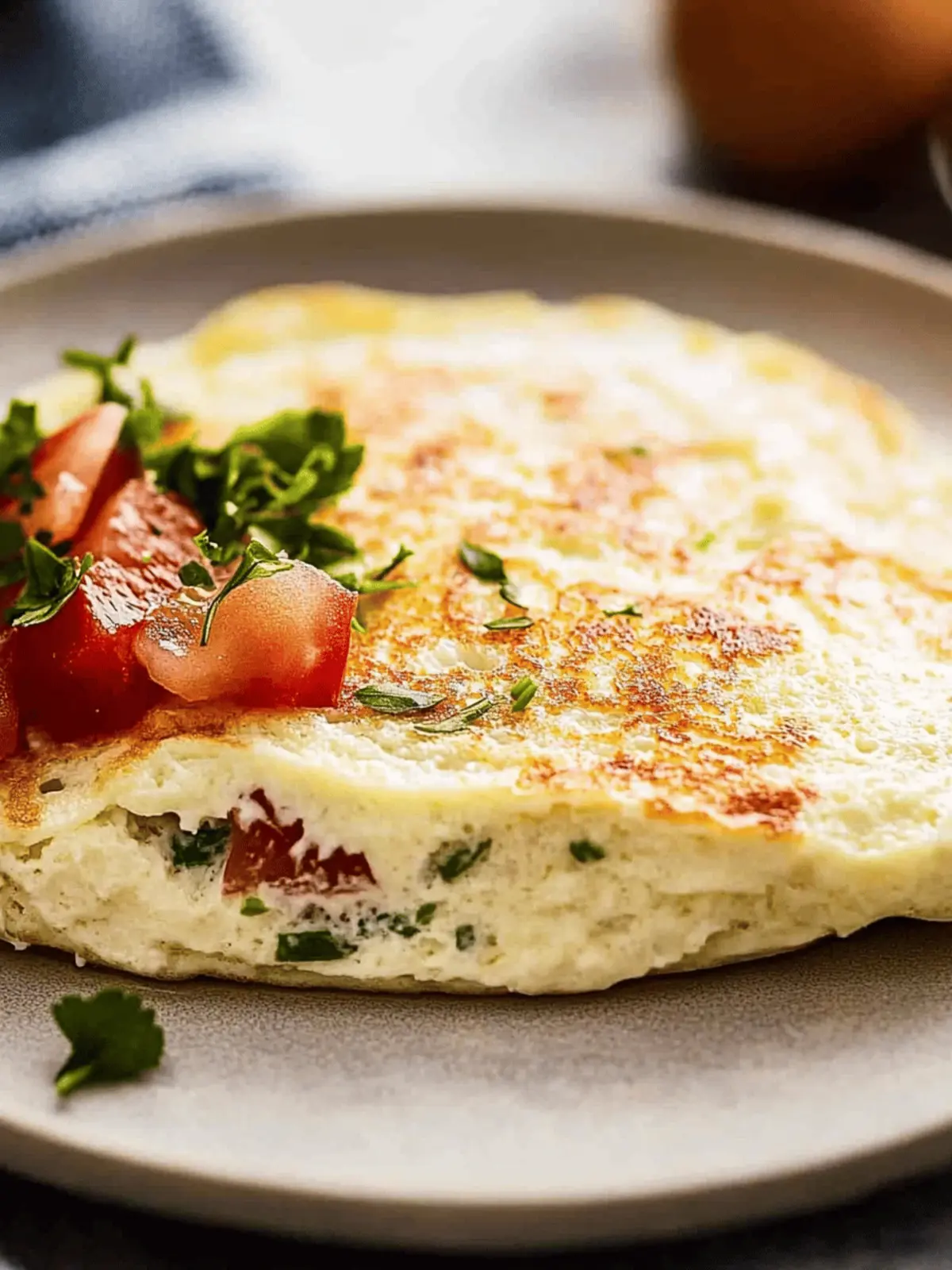 Heavenly Fluffy Egg White Omelette: A Souffl -Style Delight 2 Fluffy Egg White Omelette (Souffl -style)