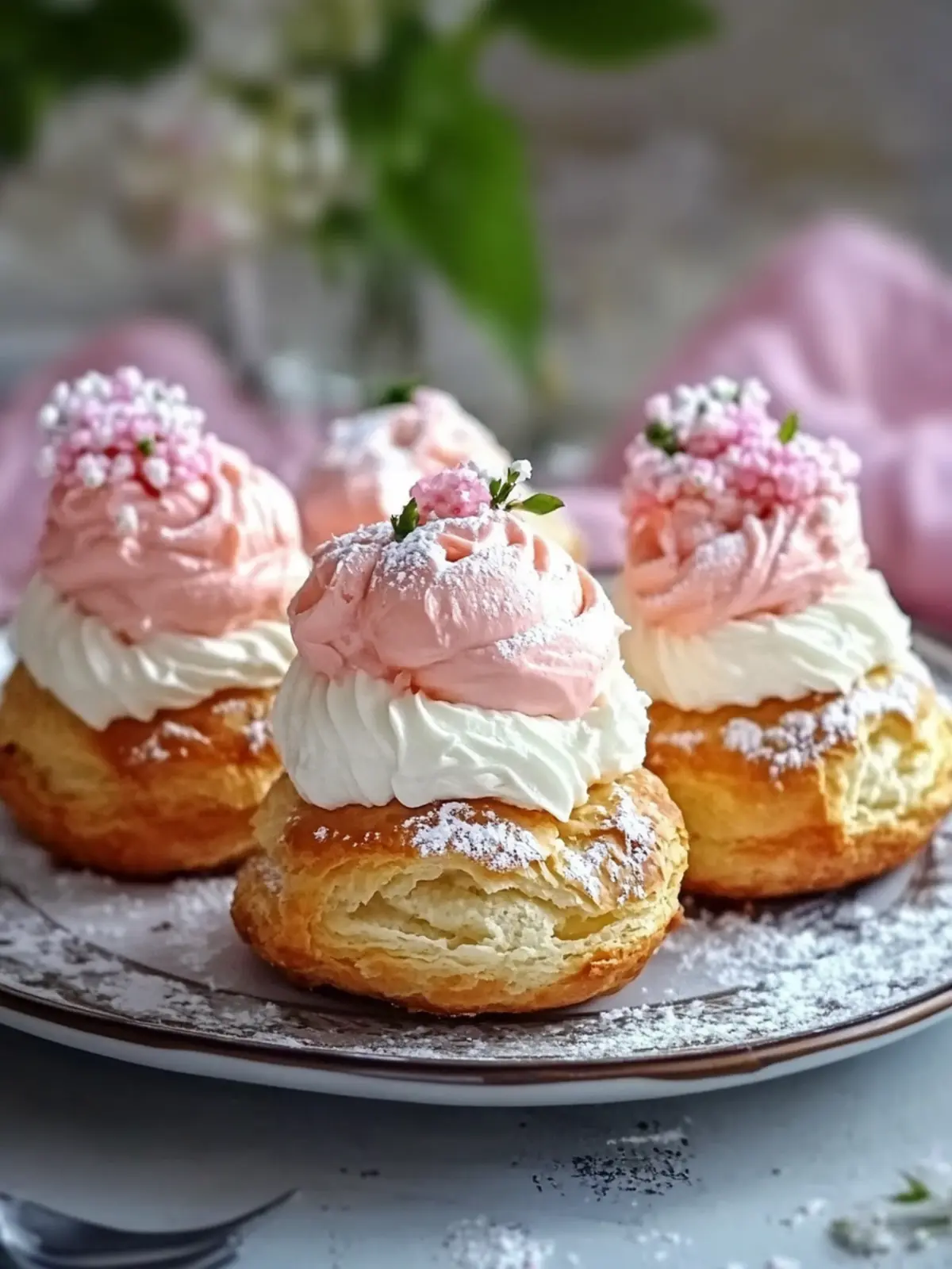Delicious Rhubarb Cream Puffs: Your New Spring Obsession 4 Delicious Rhubarb Cream Puffs: A Whimsical Spring Delight