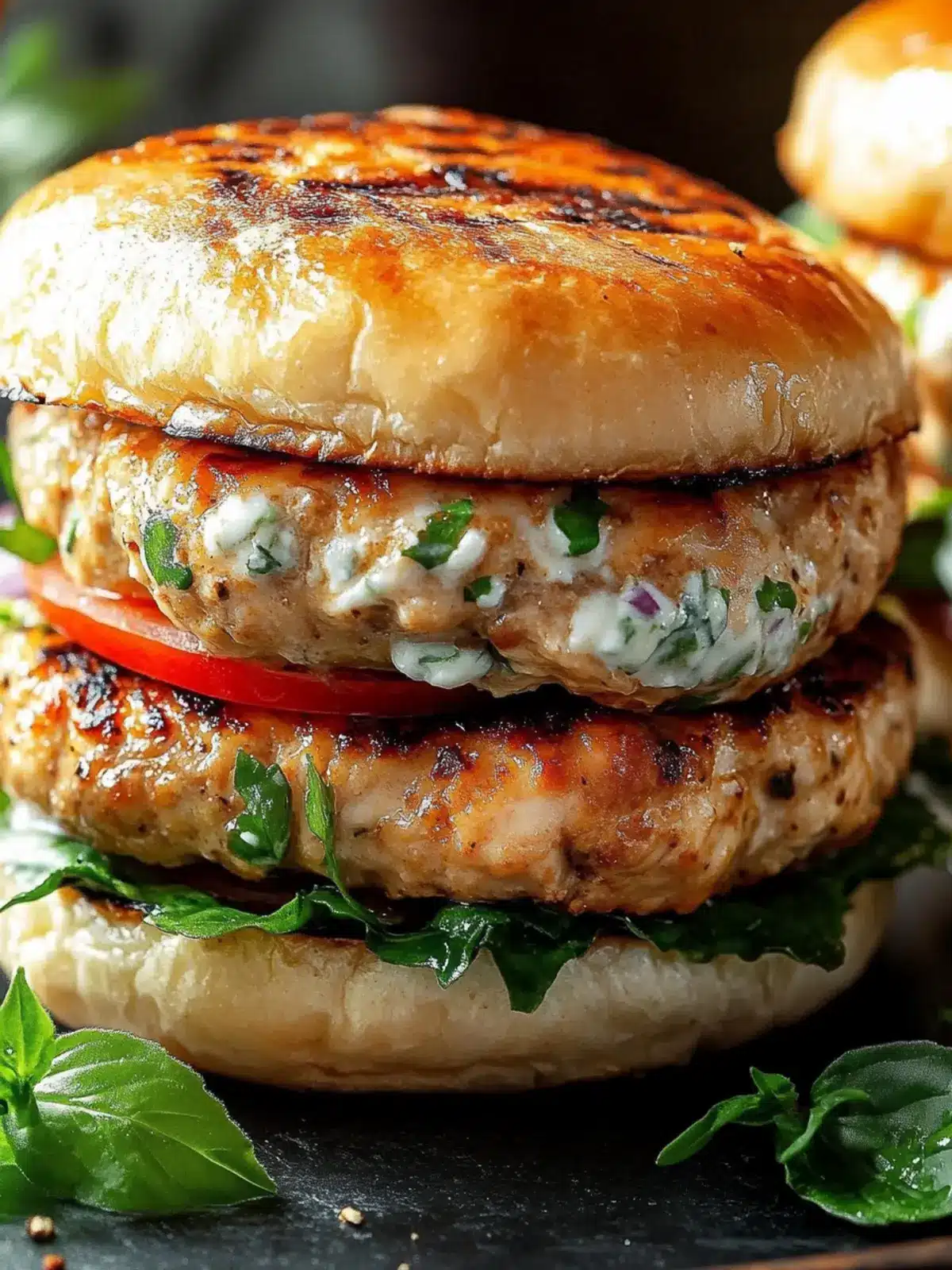 Juicy Greek Chicken Burgers with Tzatziki Bliss You ll Love 2 Juicy Greek Chicken Burgers with Tzatziki Bliss