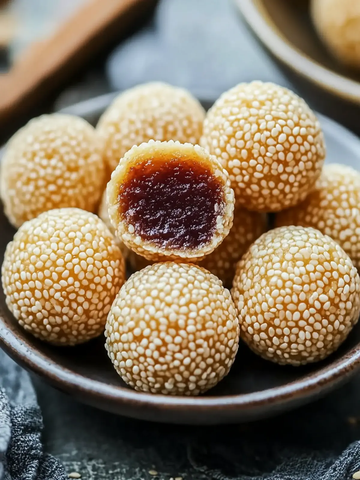 Crispy Golden Sesame Balls That Will Wow Your Taste Buds Today 4 Crispy Golden Sesame Balls That Will Wow Your Taste Buds
