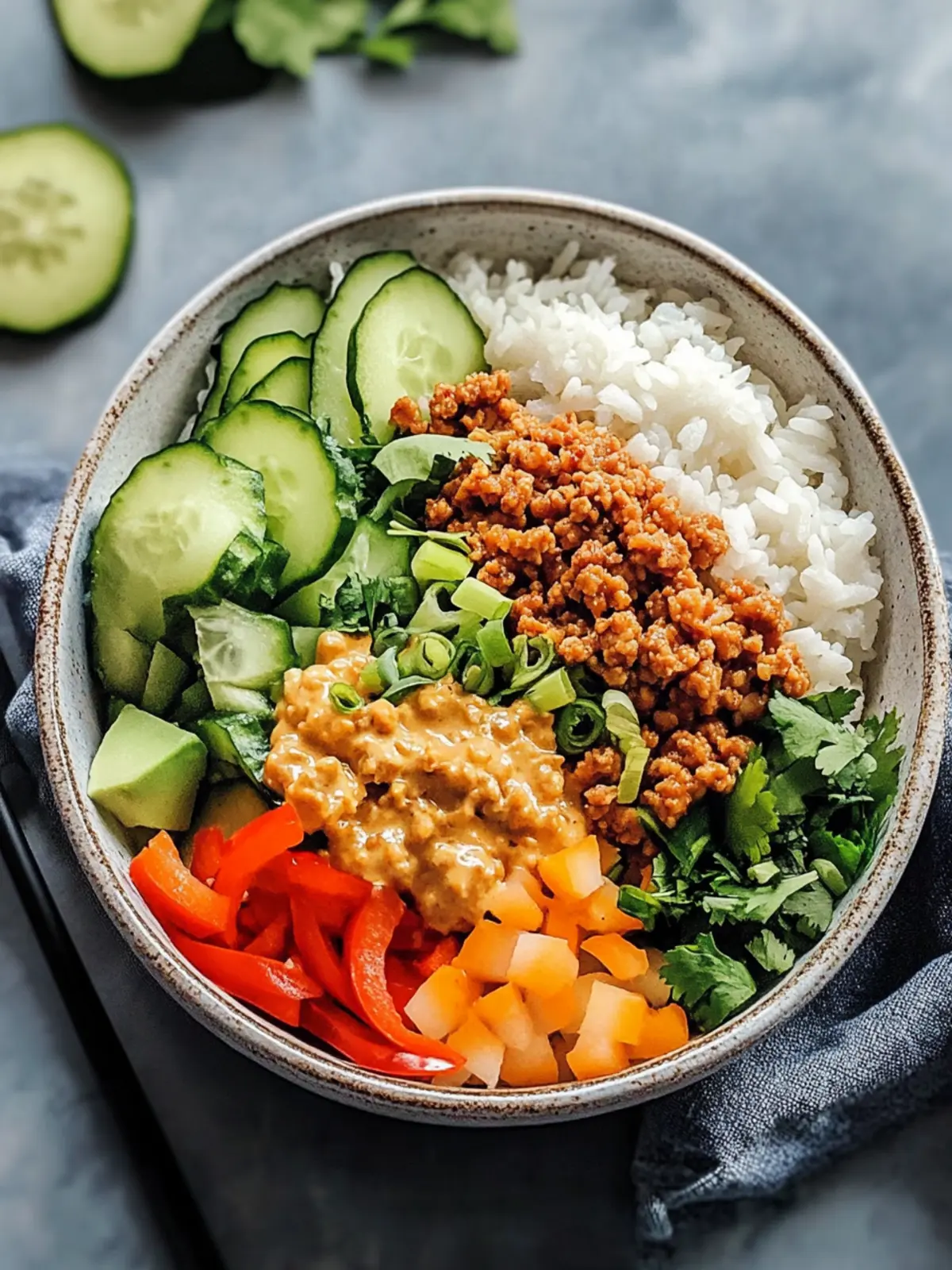Bang Bang Ground Turkey Rice Bowls: Healthy, Quick Delight 4 Bang Bang Ground Turkey Rice Bowls